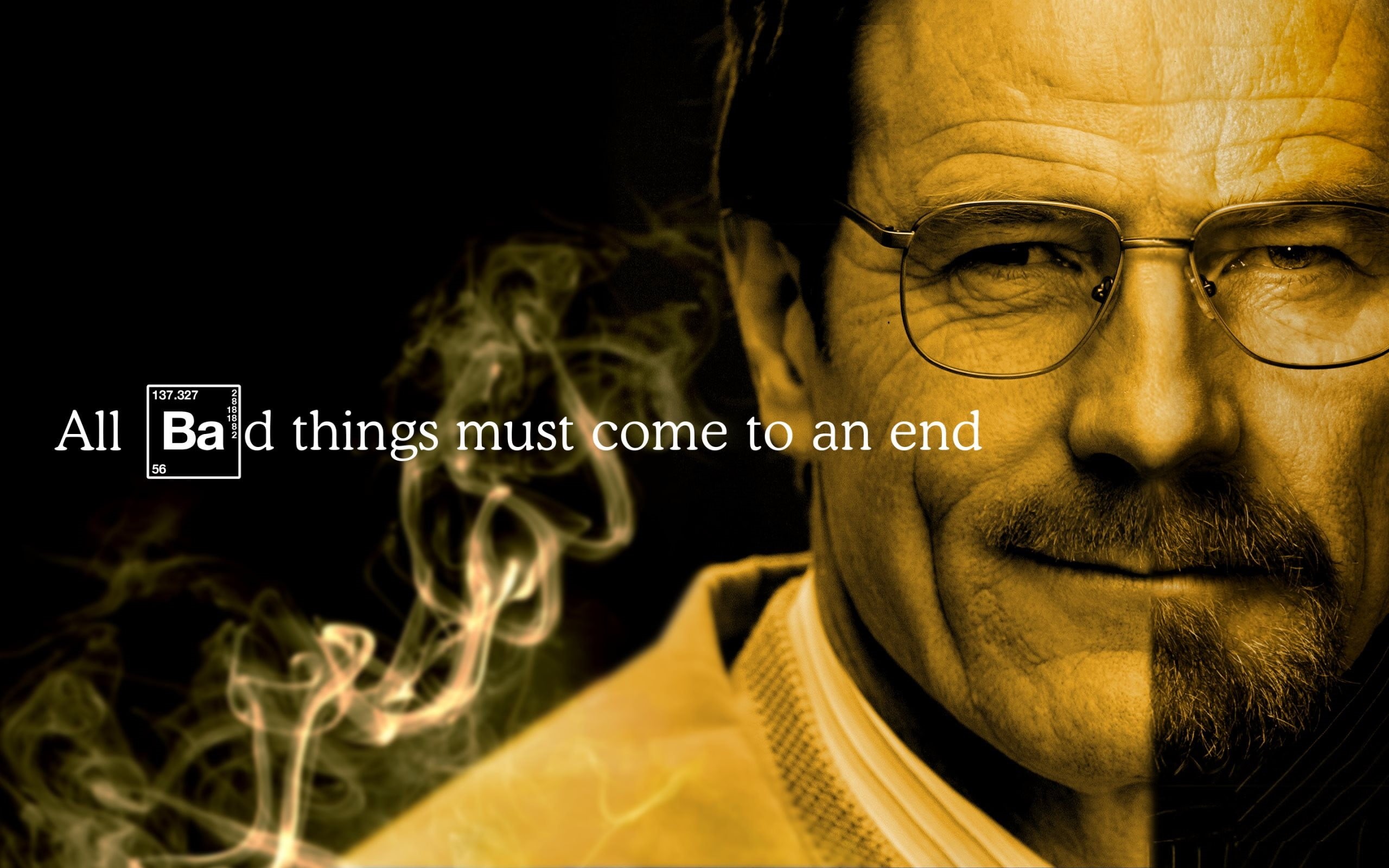 real people, adult, one person, men, contemplation, glasses, front view, portrait, text, human face, human body part, black background, Heisenberg, body part, HD Wallpaper