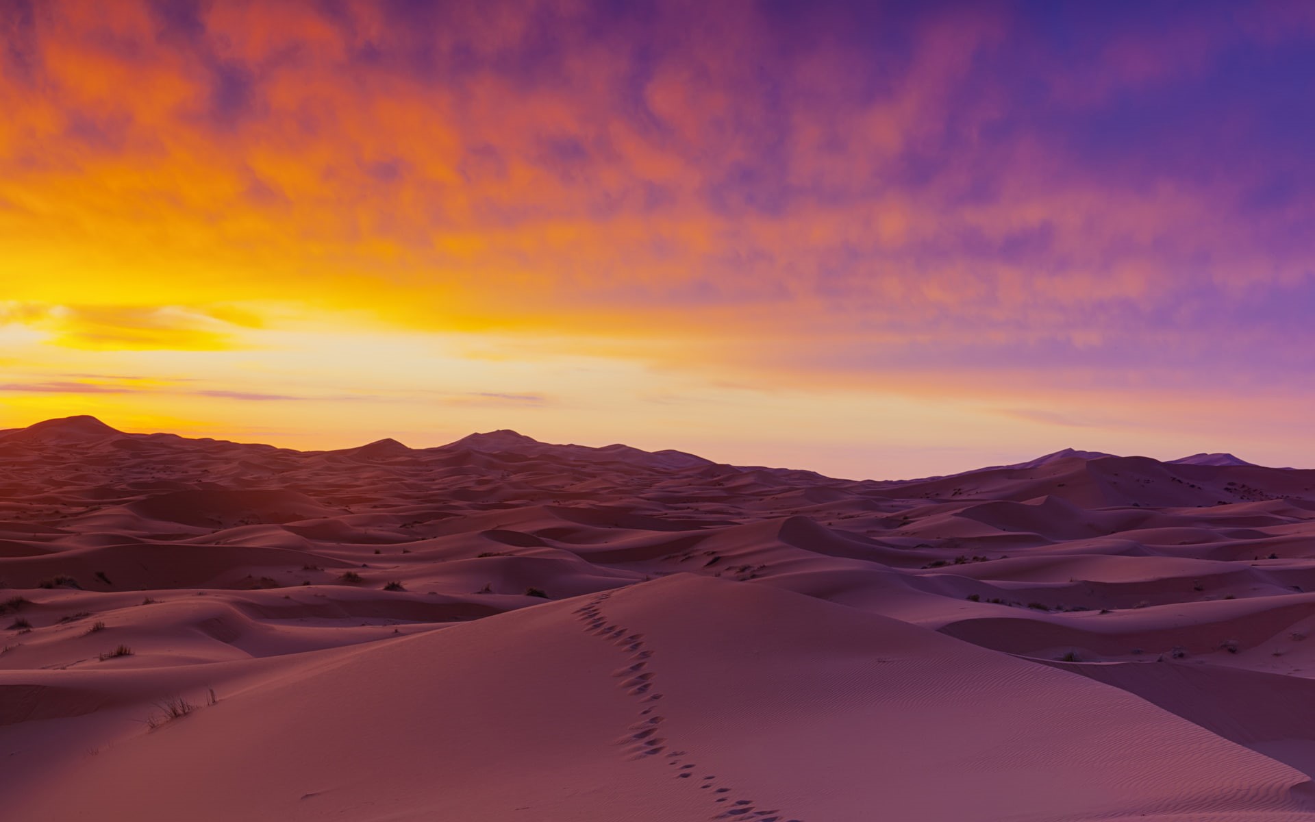 sand, hd, sahara, landscape, desert, dunes, 1080P, nature, HD Wallpaper