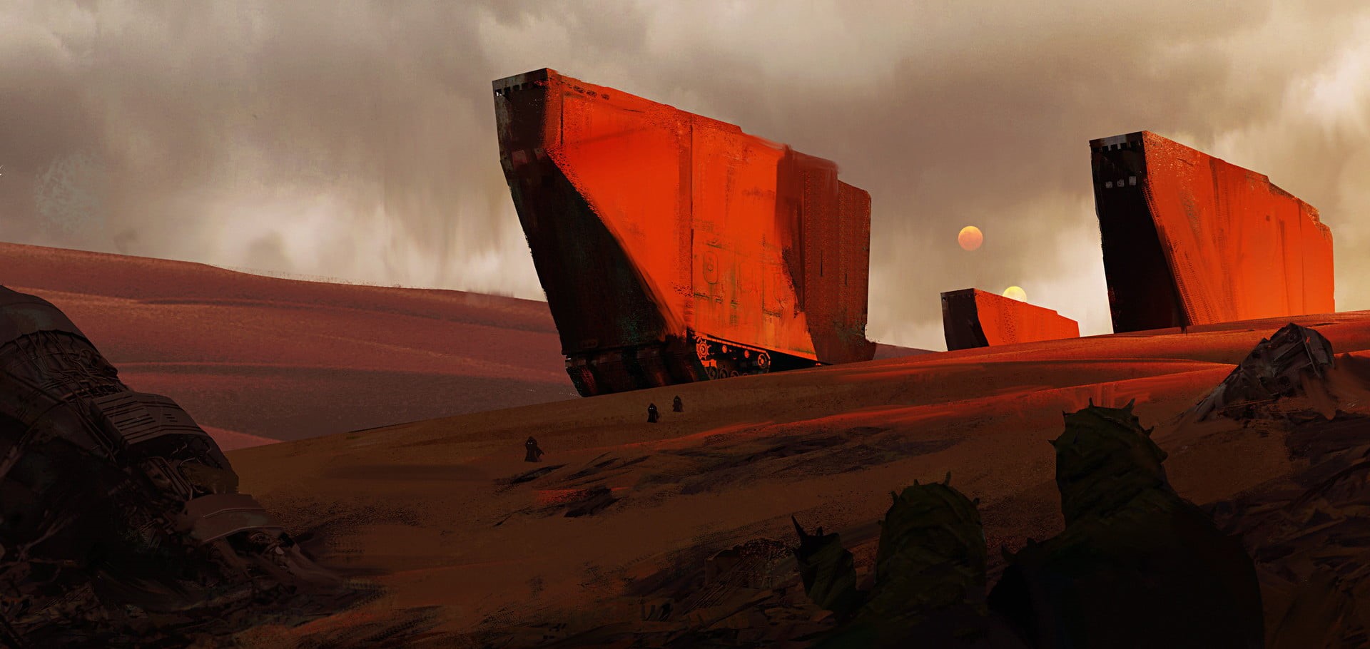 Jawas, 1080P, Tatooine, Star Wars, Sand People, Sand Crawler, HD Wallpaper