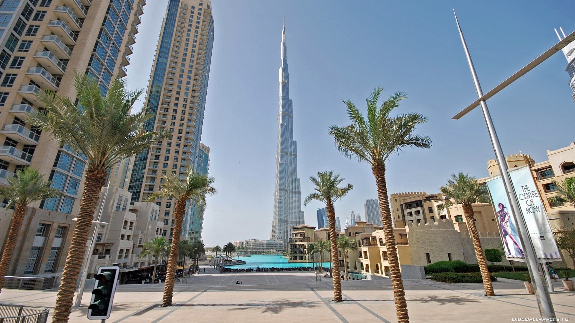 burj, hd, dubai, skyscrapers, buildings, palm, tree, cityscape, 1080P, HD Wallpaper