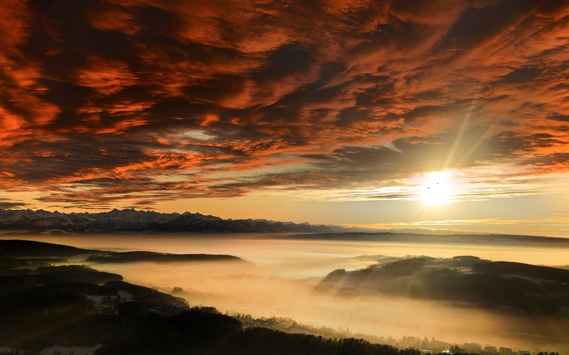 sunlight, widescreen high resolution nature hd images 1920x1200, tranquil scene, scenics - nature, beauty in nature, reflection, tranquility, sunbeam, outdoors, HD Wallpaper