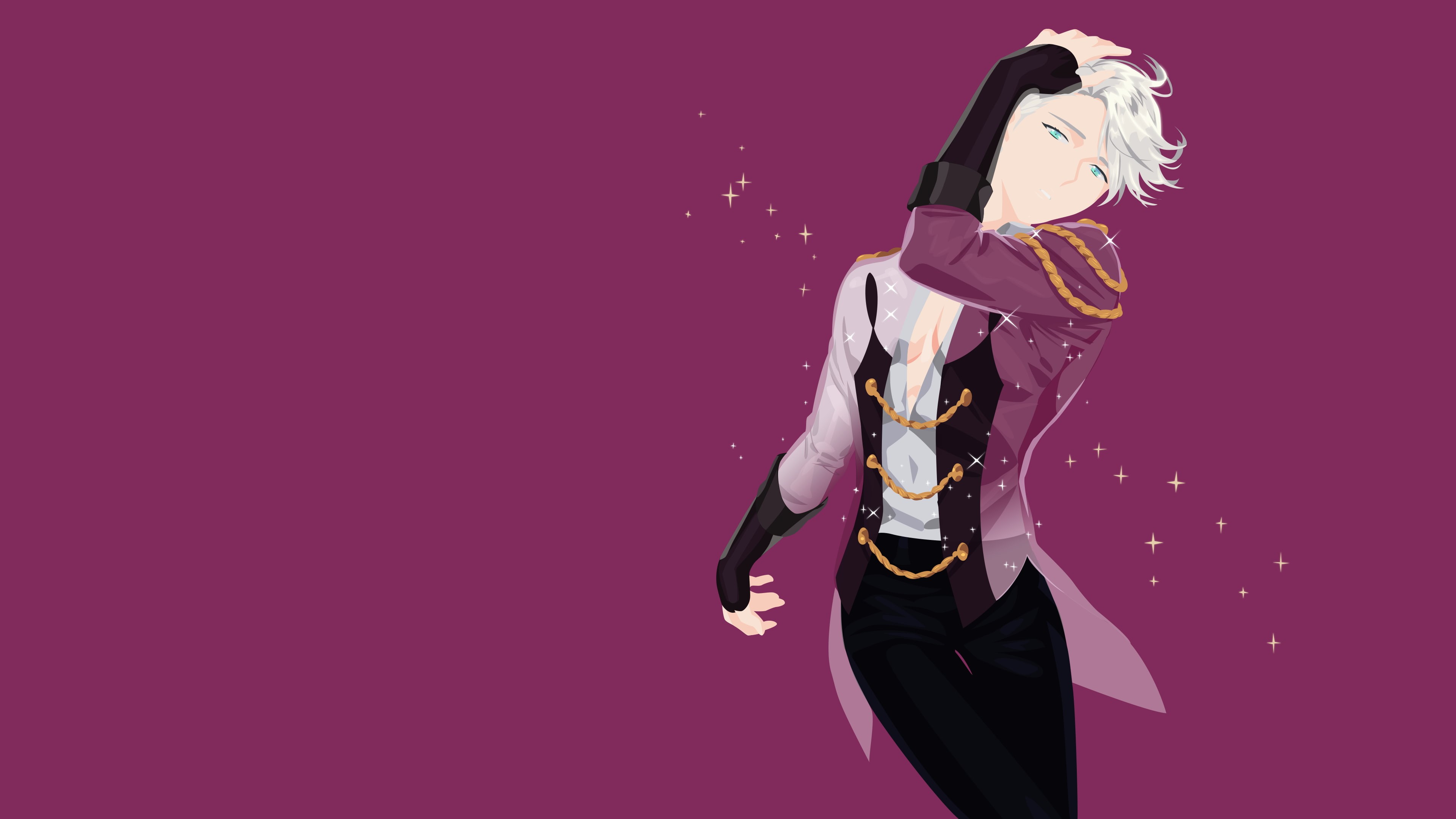 Viktor Nikiforov, Yuri!!! on Ice, Anime, 4K, HD Wallpaper