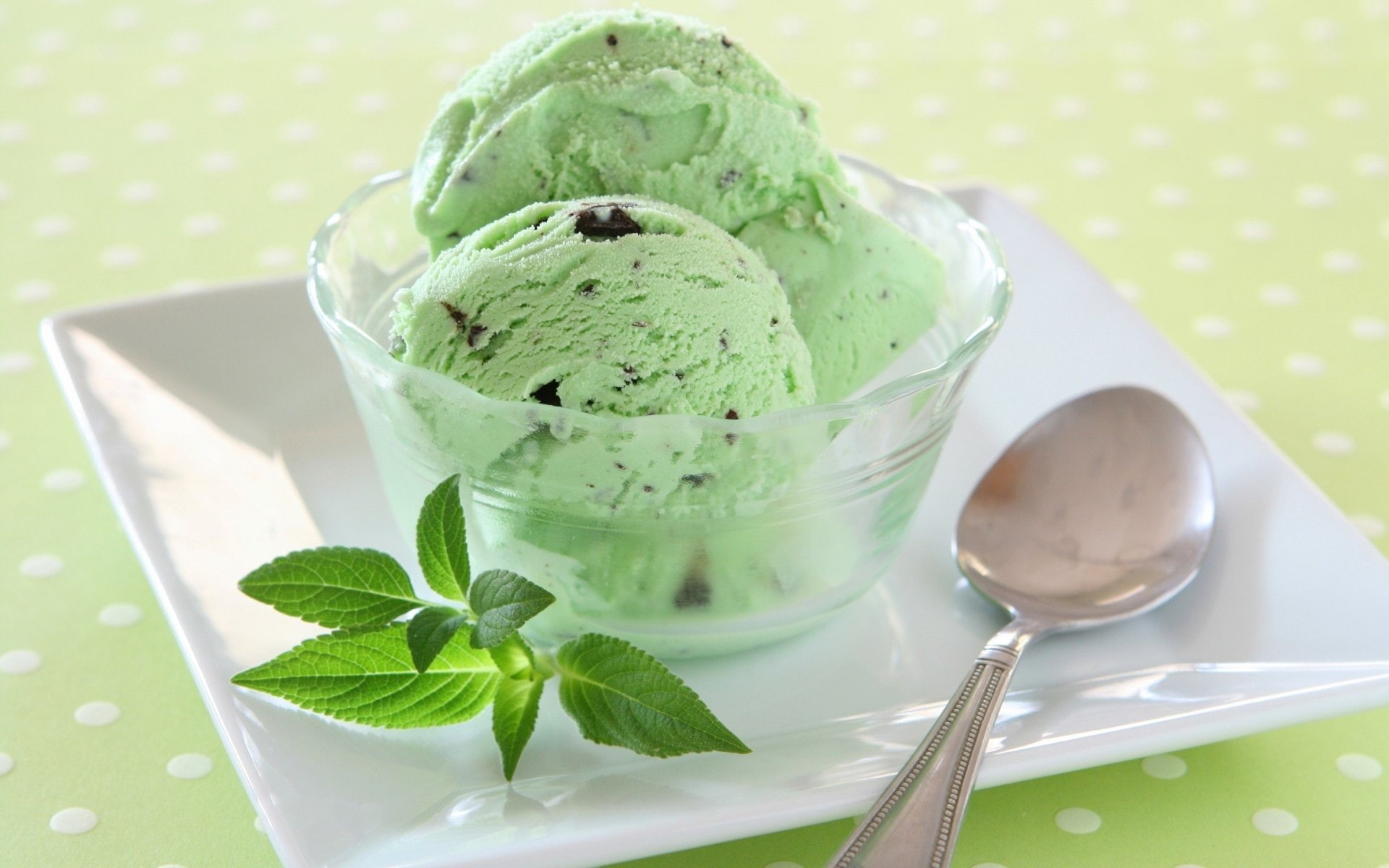 Mint, 1080P, icecream, Ice Cream, Food, HD Wallpaper
