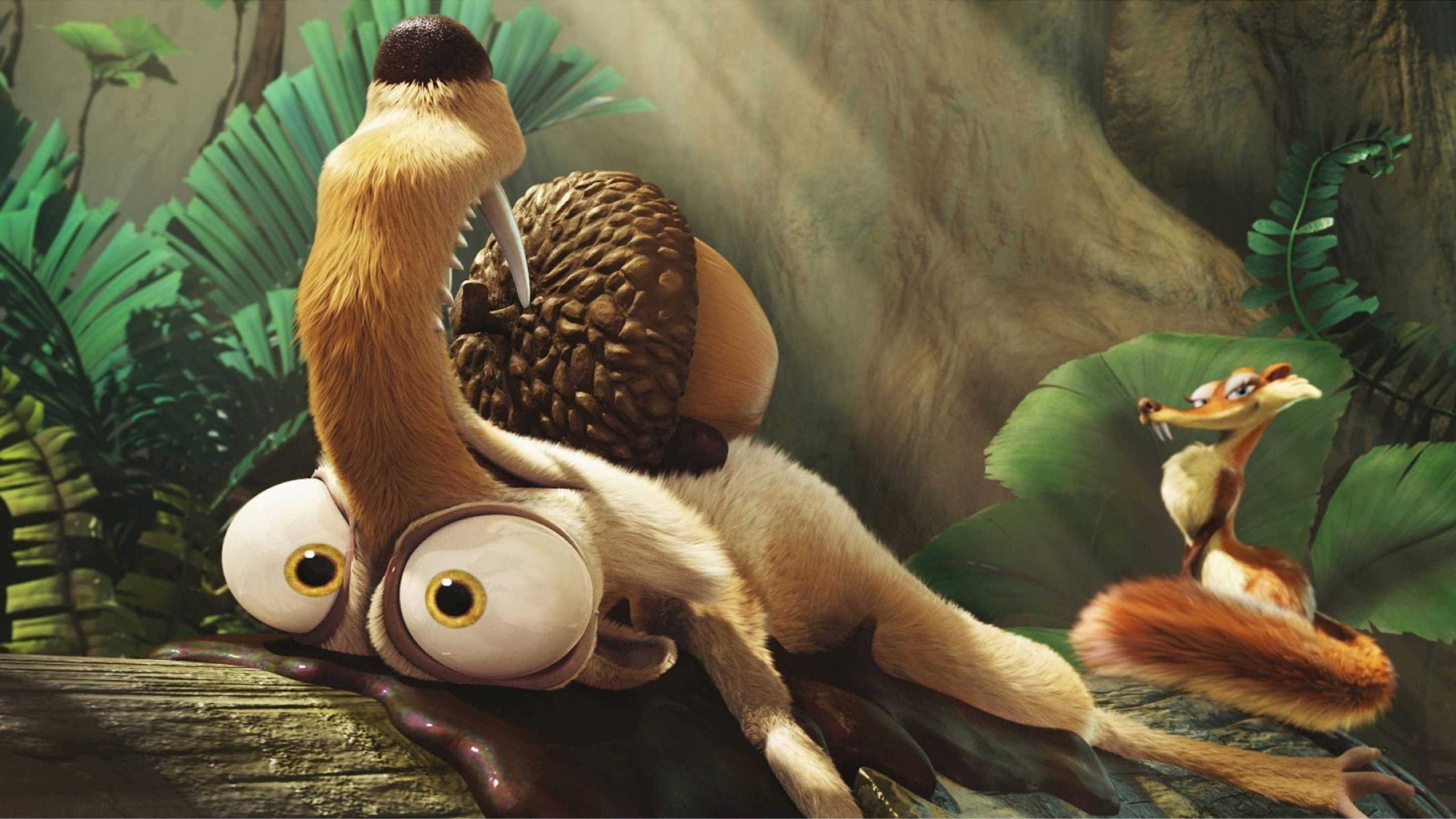 movies, Ice Age: Dawn of the Dinosaurs, animated movies, Scrat, 2K, Ice Age, Scratte, HD Wallpaper