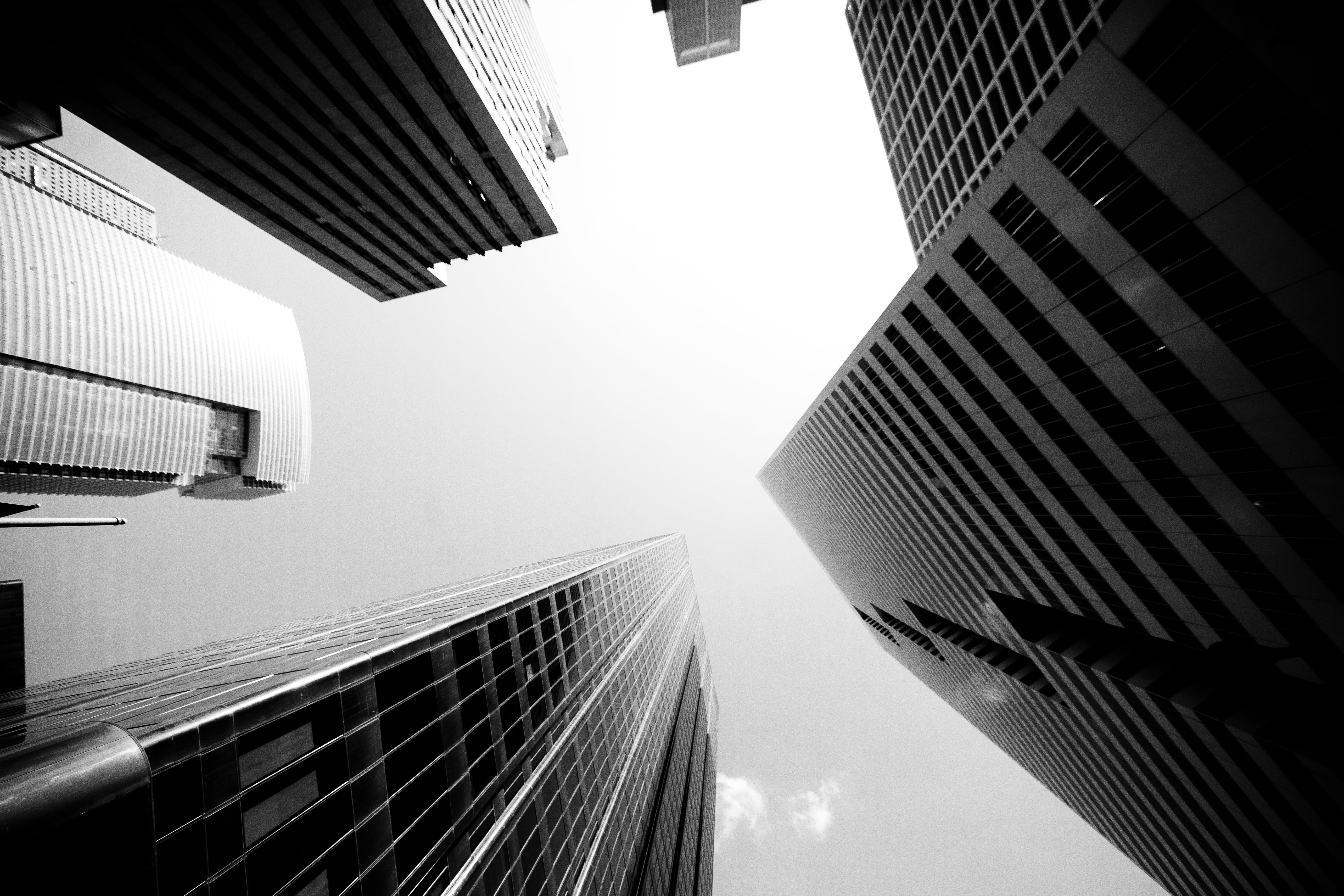 building Exterior, tower, USA, 5K, low Angle View, built Structure, buildings, office Building, photography, angle, city, modern, United States of America, HD Wallpaper