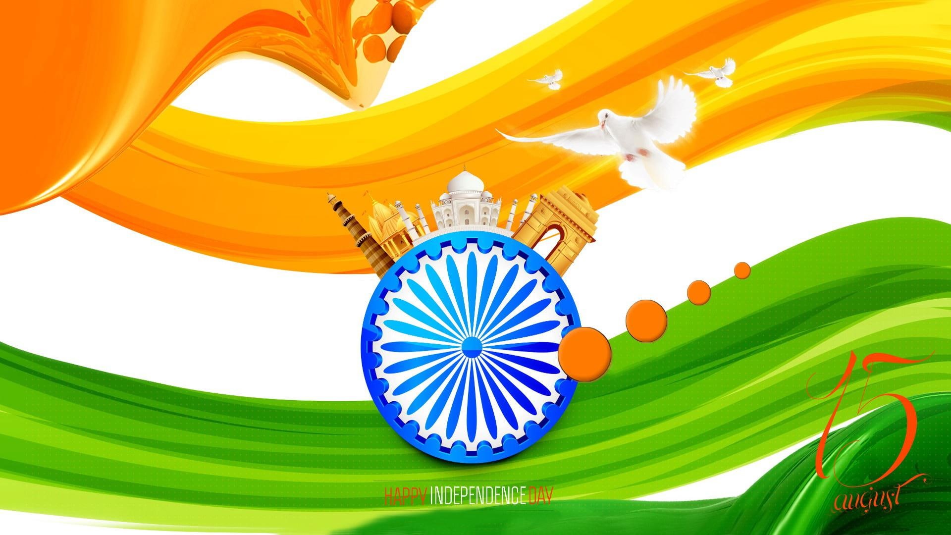 independence day, day, 1080P, independence, 2014, hd, 15th august, wonders, 1920x1080, india, india independence day, HD Wallpaper