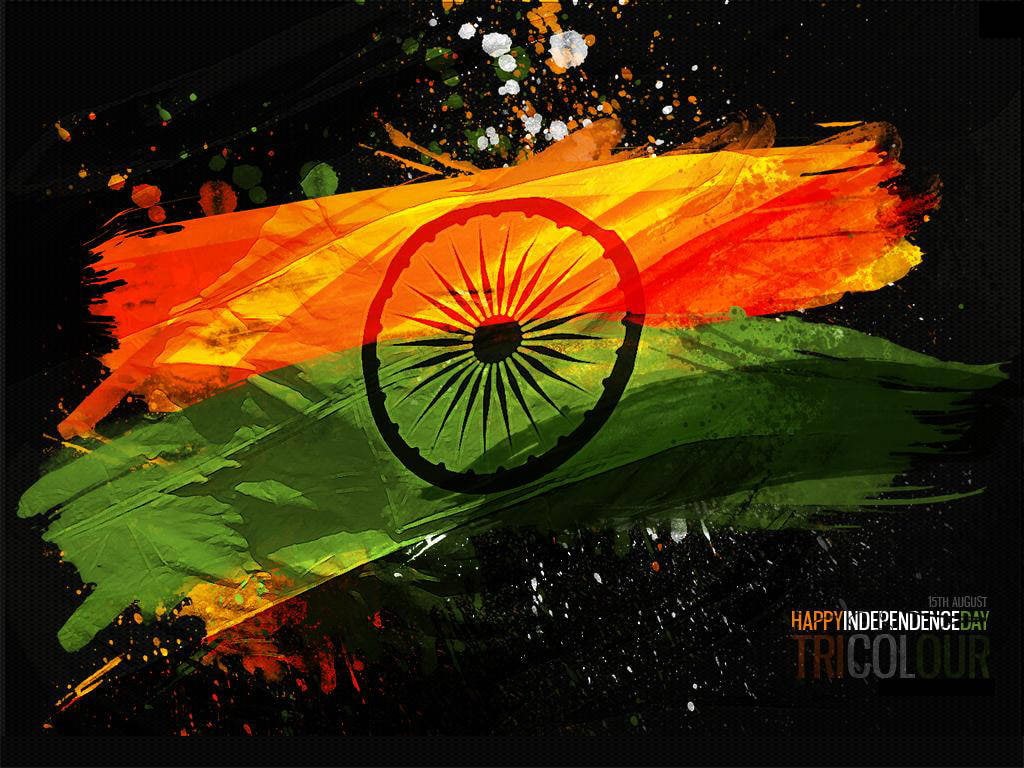 15 august, 2014, india flag, happy independence day, independence day, 480P, HD Wallpaper