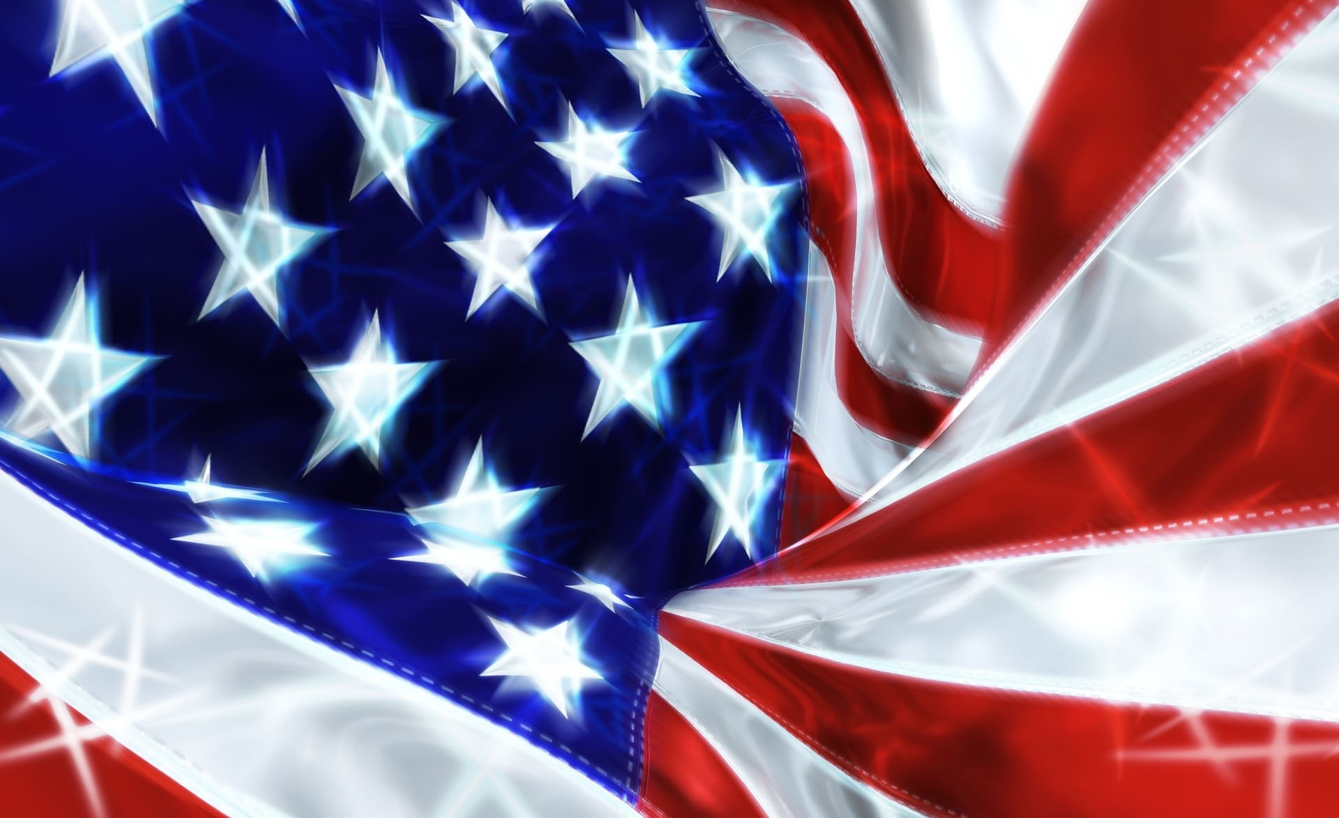 waving, close-up, abstract, pattern, patriotism, flag, Holidays, shape, american flag, red, full frame, blue, textile, environment, usa, star shape, united, HD Wallpaper