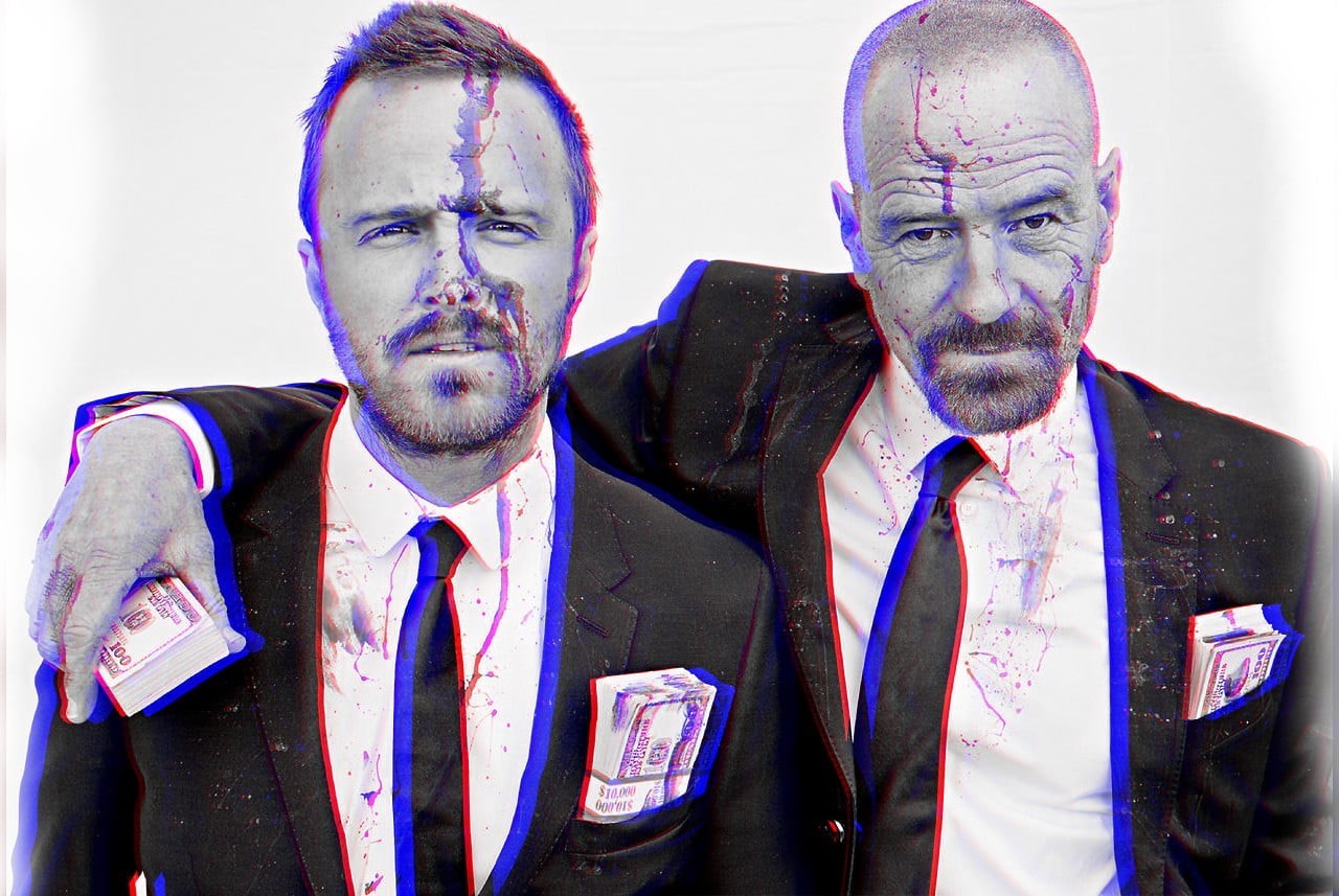 formal businesswear, people, mature adult, business person, Breaking Bad, menswear, well-dressed, suit, indoors, anaglyph 3D, coworker, men, adult, s, mid adult men, HD Wallpaper