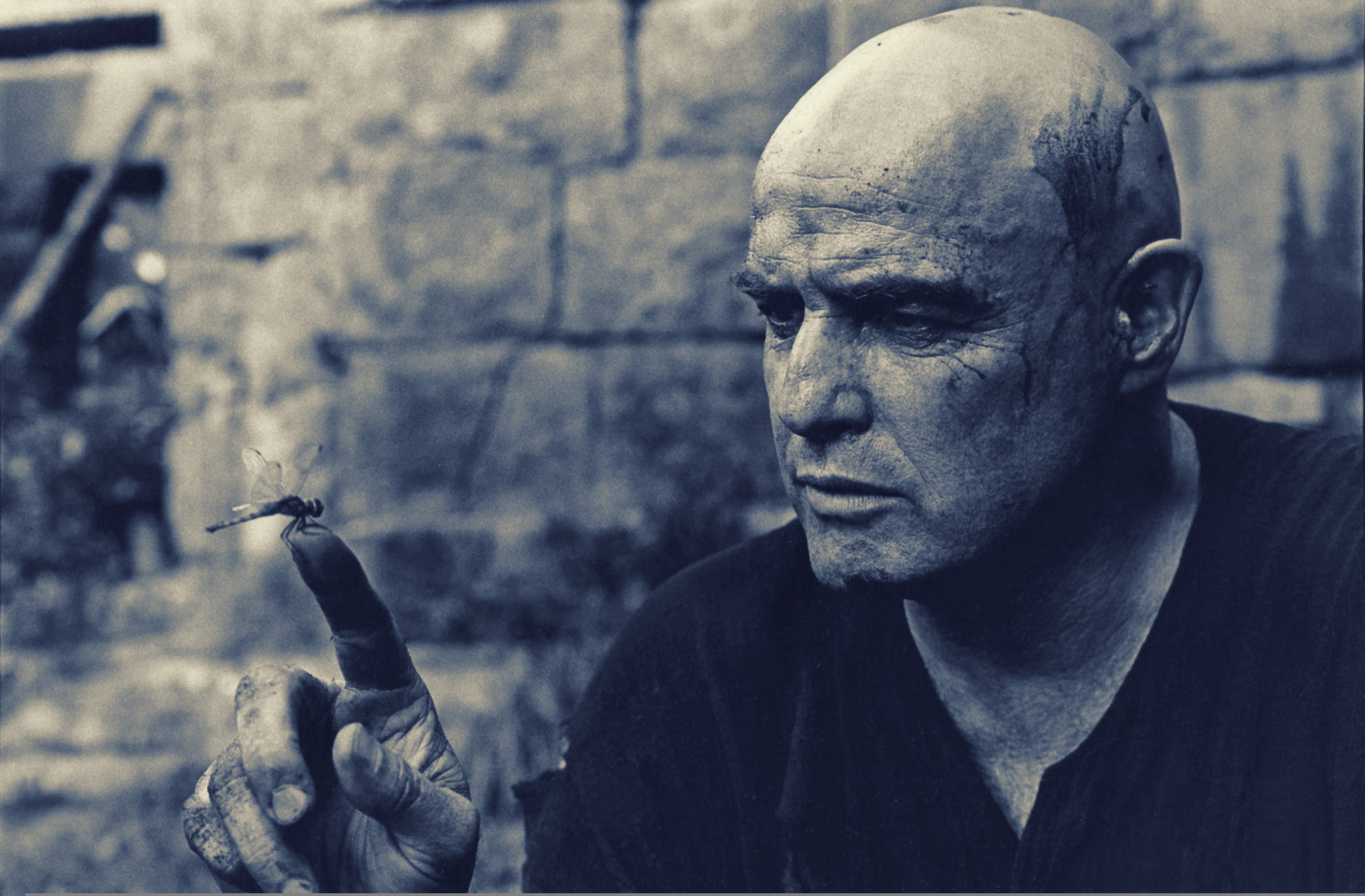 neck, Apocalypse Now, black, 2K, men, s, top, Marlon Brando, crew, HD Wallpaper