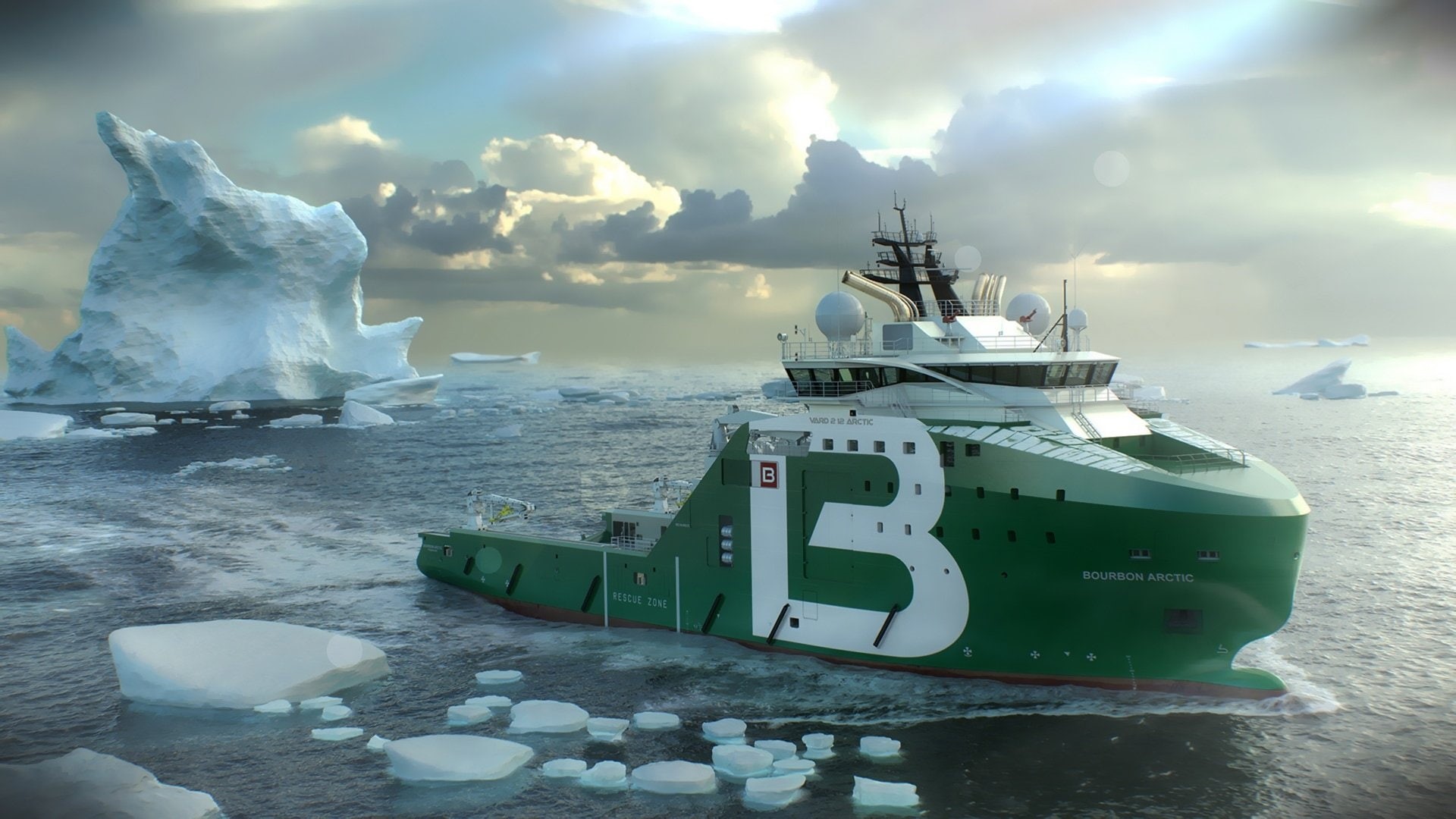 beauty in nature, cloud - sky, Arctic, sky, inflatable, ice, Bourbon Arctic, Sea, Vehicles, luxury, Ship, snow, transportation, mode of transportation, HD Wallpaper