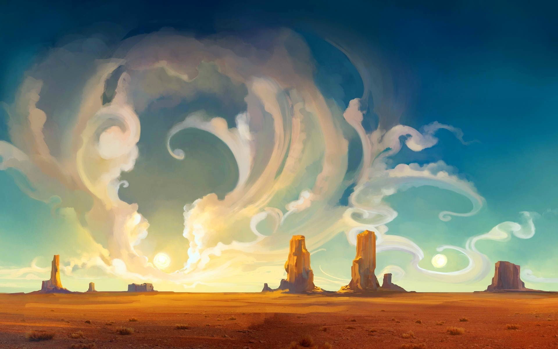 artwork, 1080P, Tuomas Korpi, landscape, HD Wallpaper