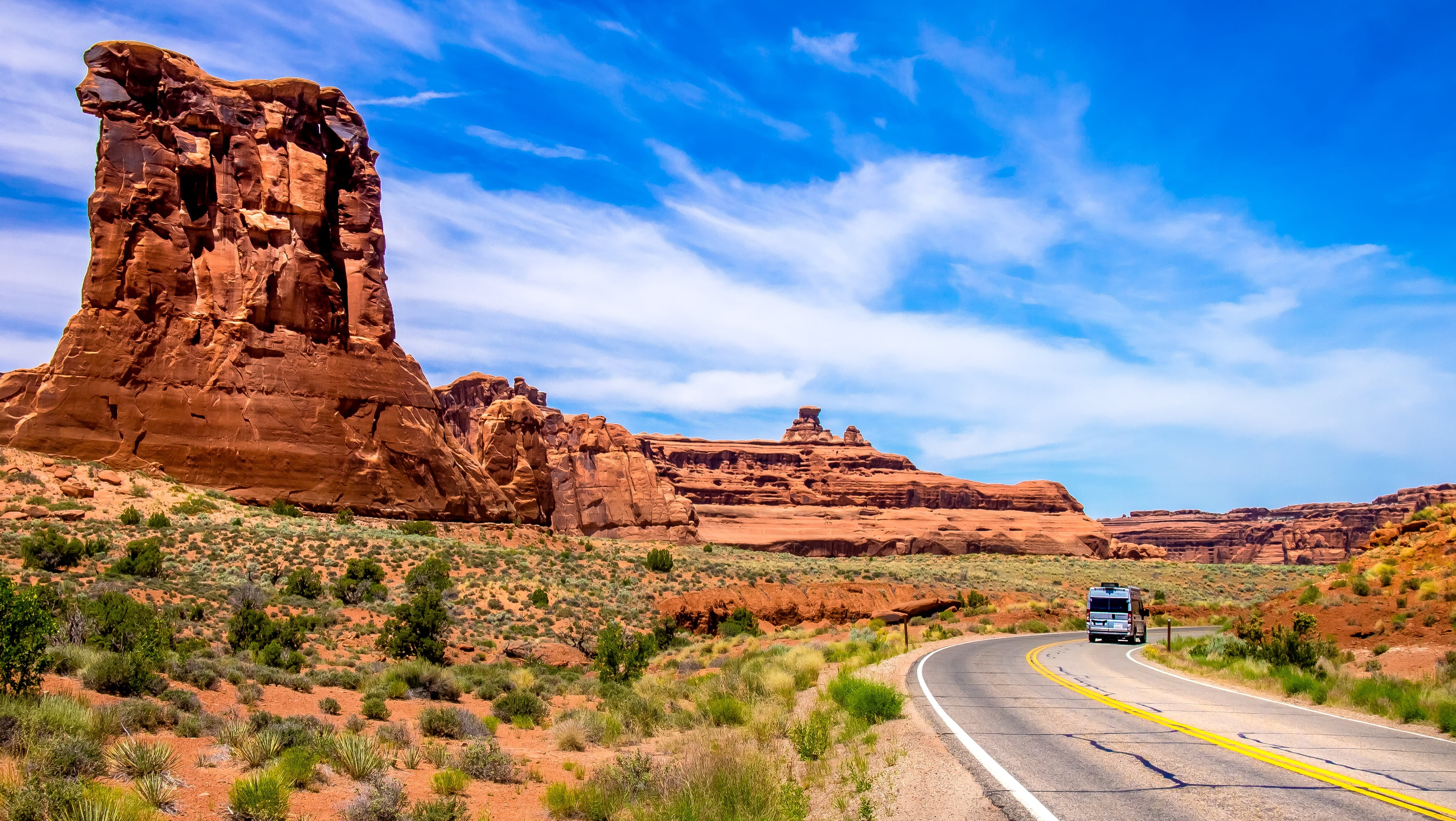 monument Valley, rock - Object, sheep, blue, extreme Terrain, monument Valley Tribal Park, travel, outdoors, mesa - Arizona, scenics, westworld, landscape, HD Wallpaper