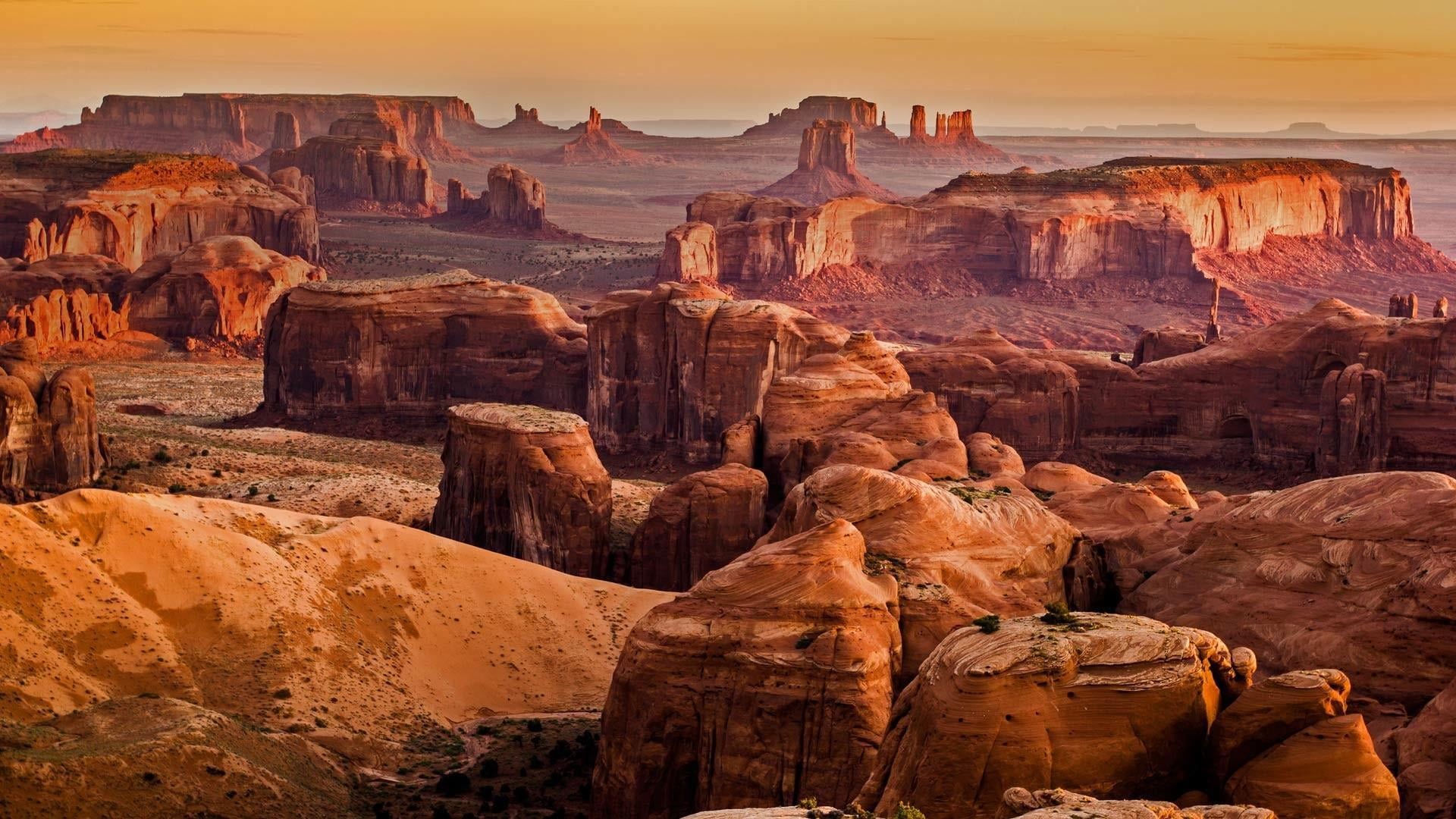 canyon, monument valley, environment, travel, 1080P, usa, scenics - nature, outdoors, arid climate, tranquility, physical geography, beauty in nature, HD Wallpaper
