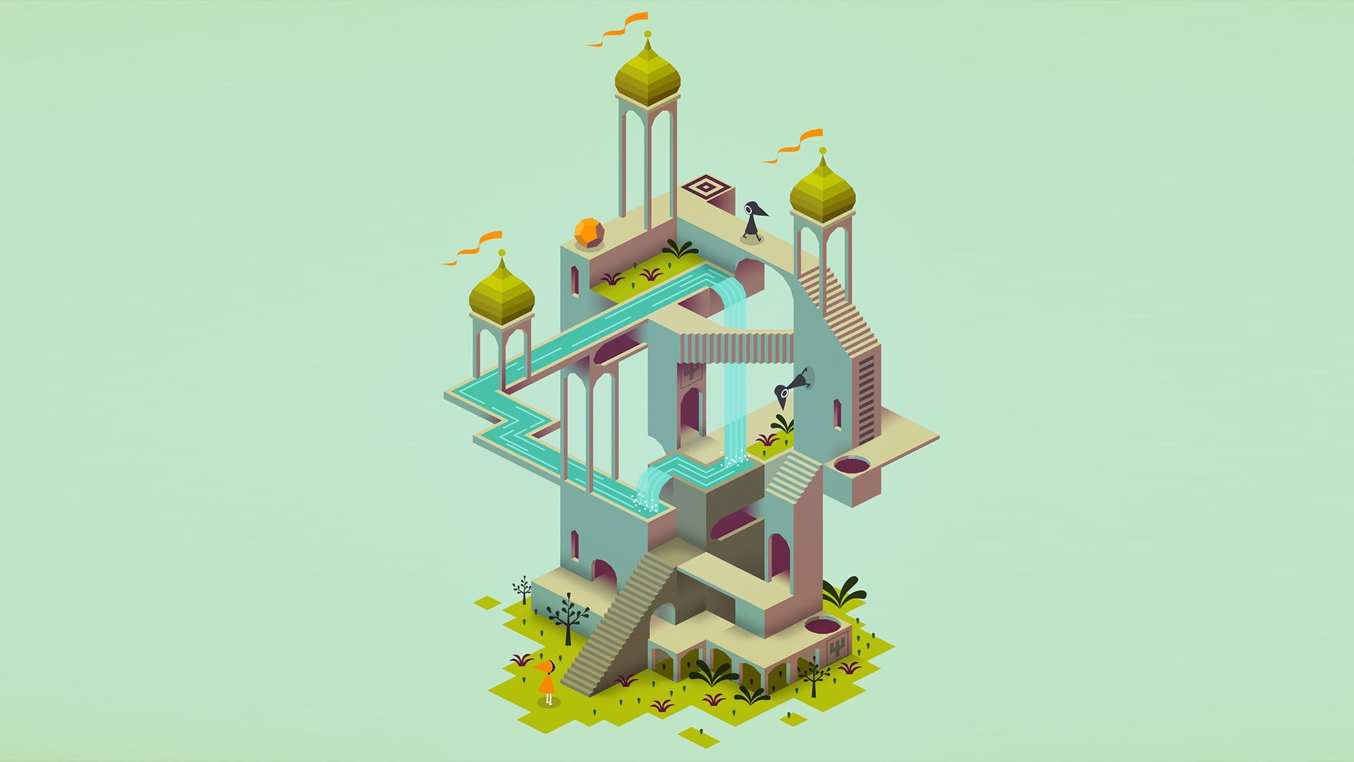 1080P, Monument Valley, Video Game, HD Wallpaper