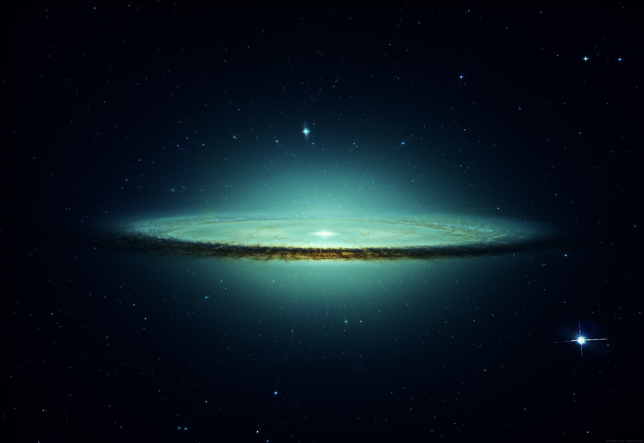 tranquility, scenics - nature, exploration, no people, night, sky, Sombrero Galaxy, constellation, space, planet - space, beauty in nature, star - space, HD Wallpaper