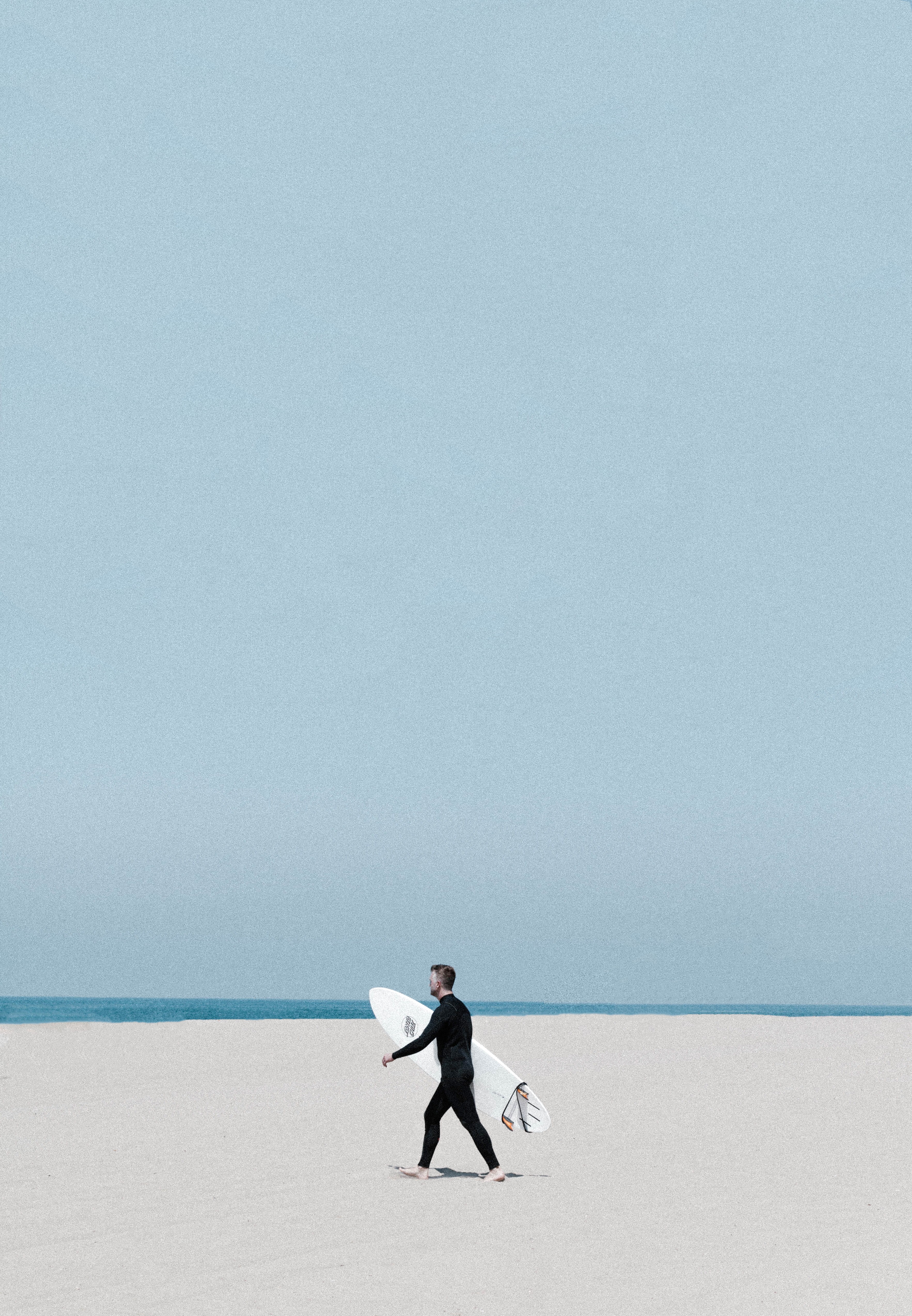natural Phenomenon, color Image, beach, moving Activity, physical Activity, image Technique, surfboard, men, adult, image Type, day, white, holding, art and Craft Product, Phone HD Wallpaper