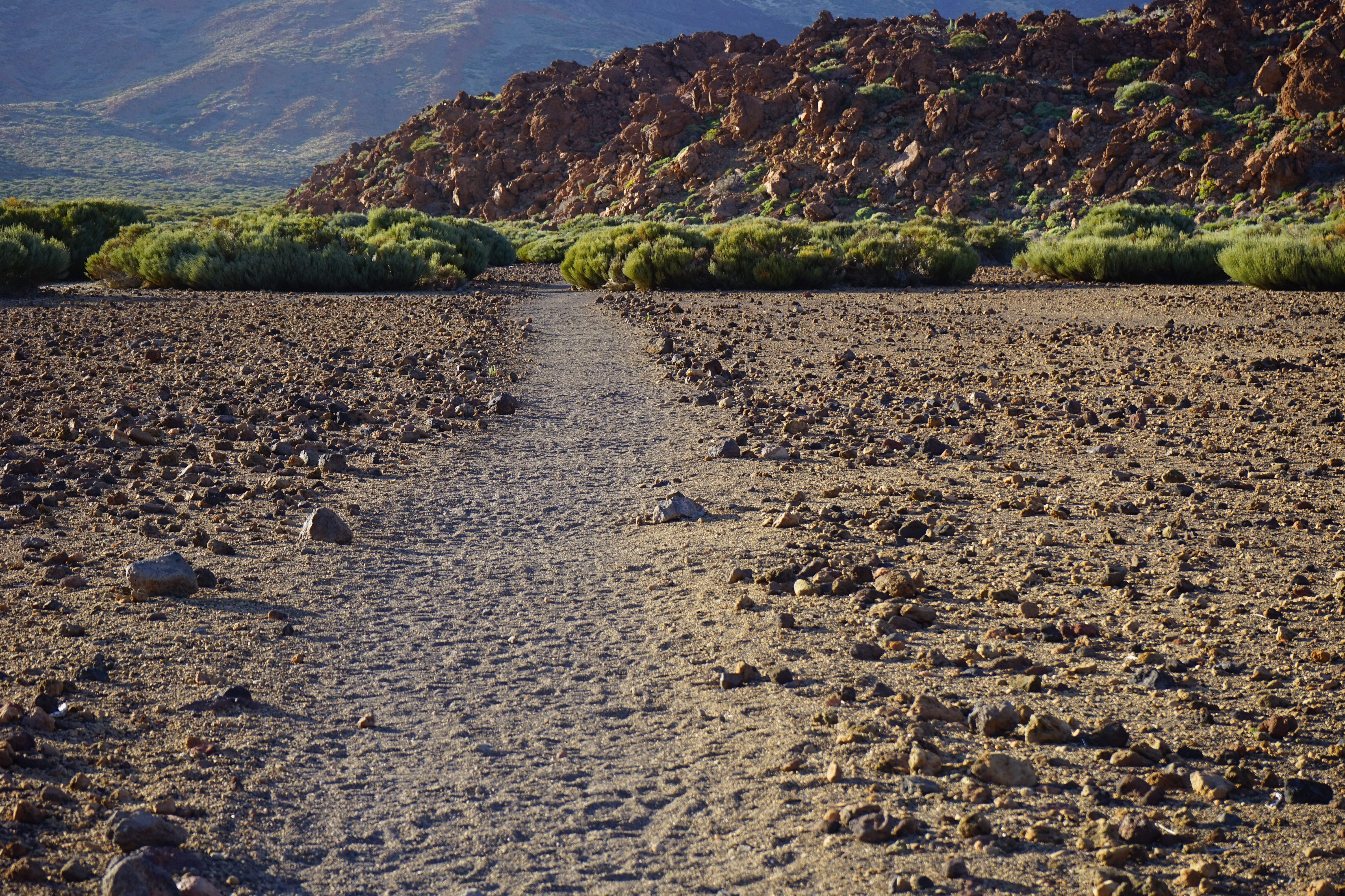 lunar landscape, 5K, plant, sunlight, land, stone desert, tranquil scene, desert, water, summer, rural Scene, away, sand, teide national park, outdoors, HD Wallpaper