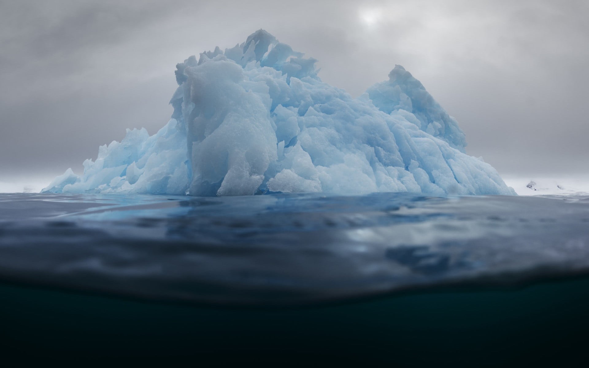 no people, ice, frozen, beauty in nature, snow, Antarctica, 1080P, scenics - nature, floating on water, cold temperature, environment, nature, 500px, sea, HD Wallpaper