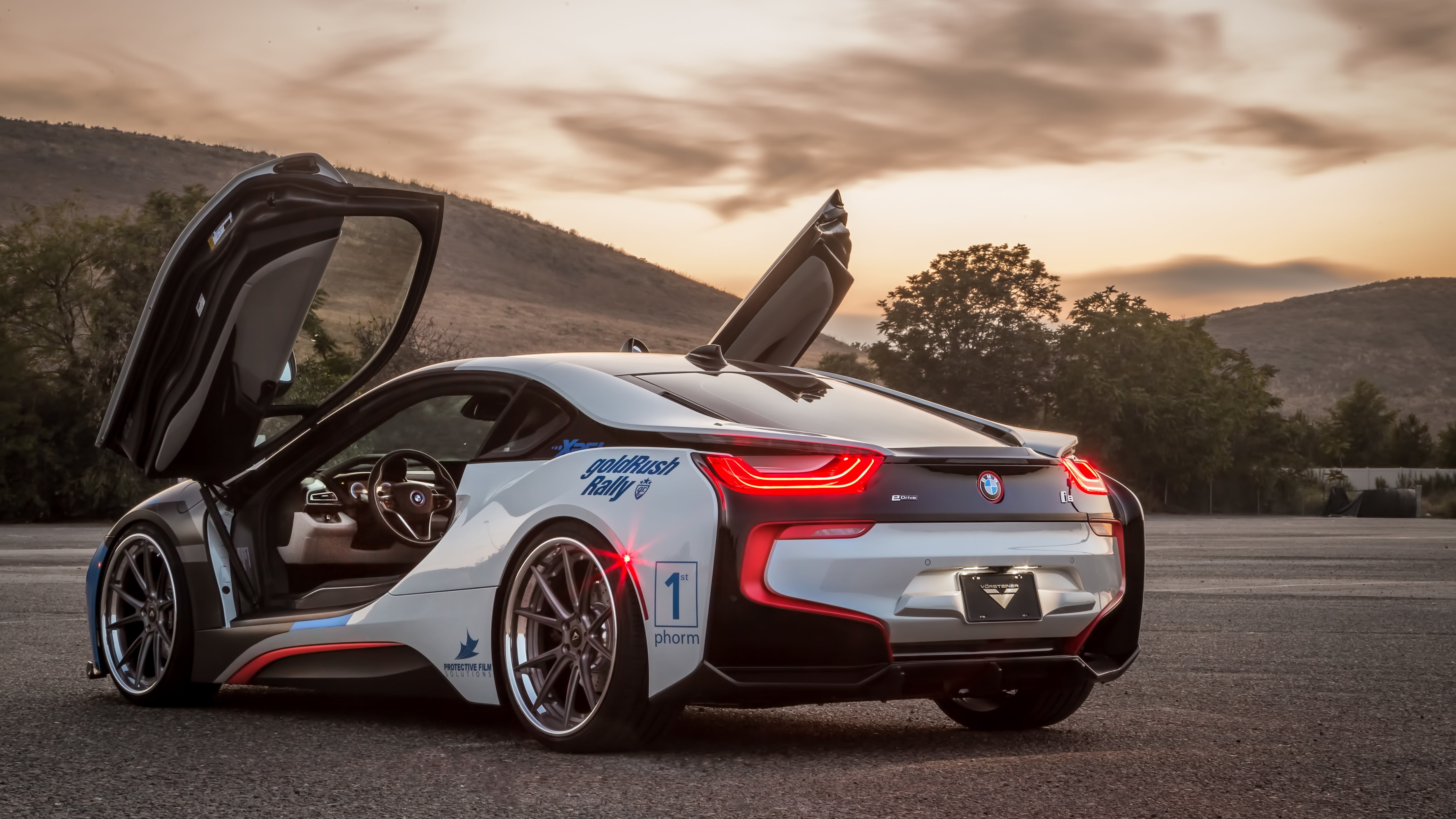 wheel, day, sunset, land vehicle, sunlight, luxury, cloud - sky, 5K, sky, outdoors, mode of transportation, bmw, supercar, roadster, tree, car, speed, HD Wallpaper