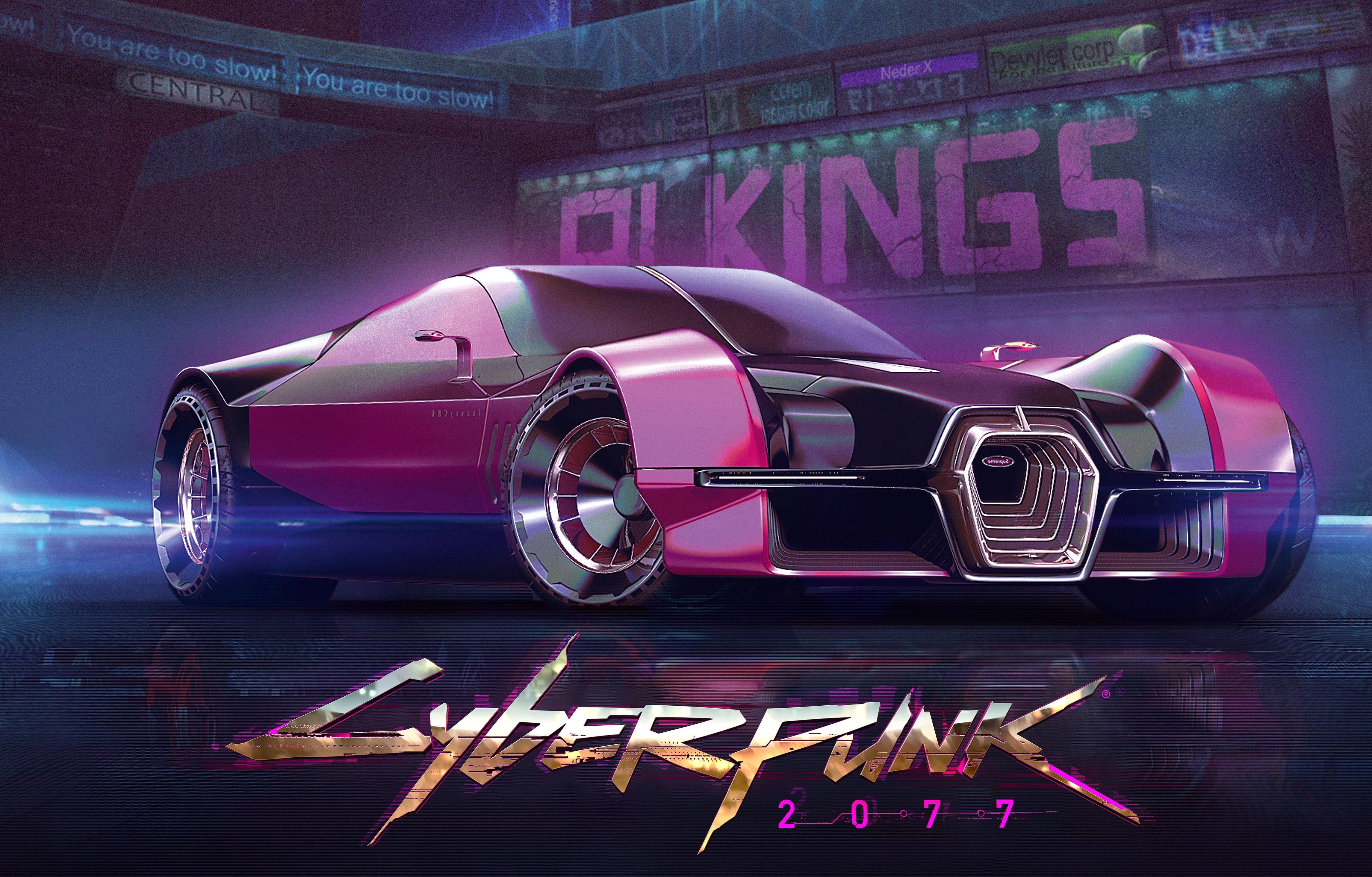 Car, Video Game, Vehicle, 4K, Cyberpunk 2077, HD Wallpaper