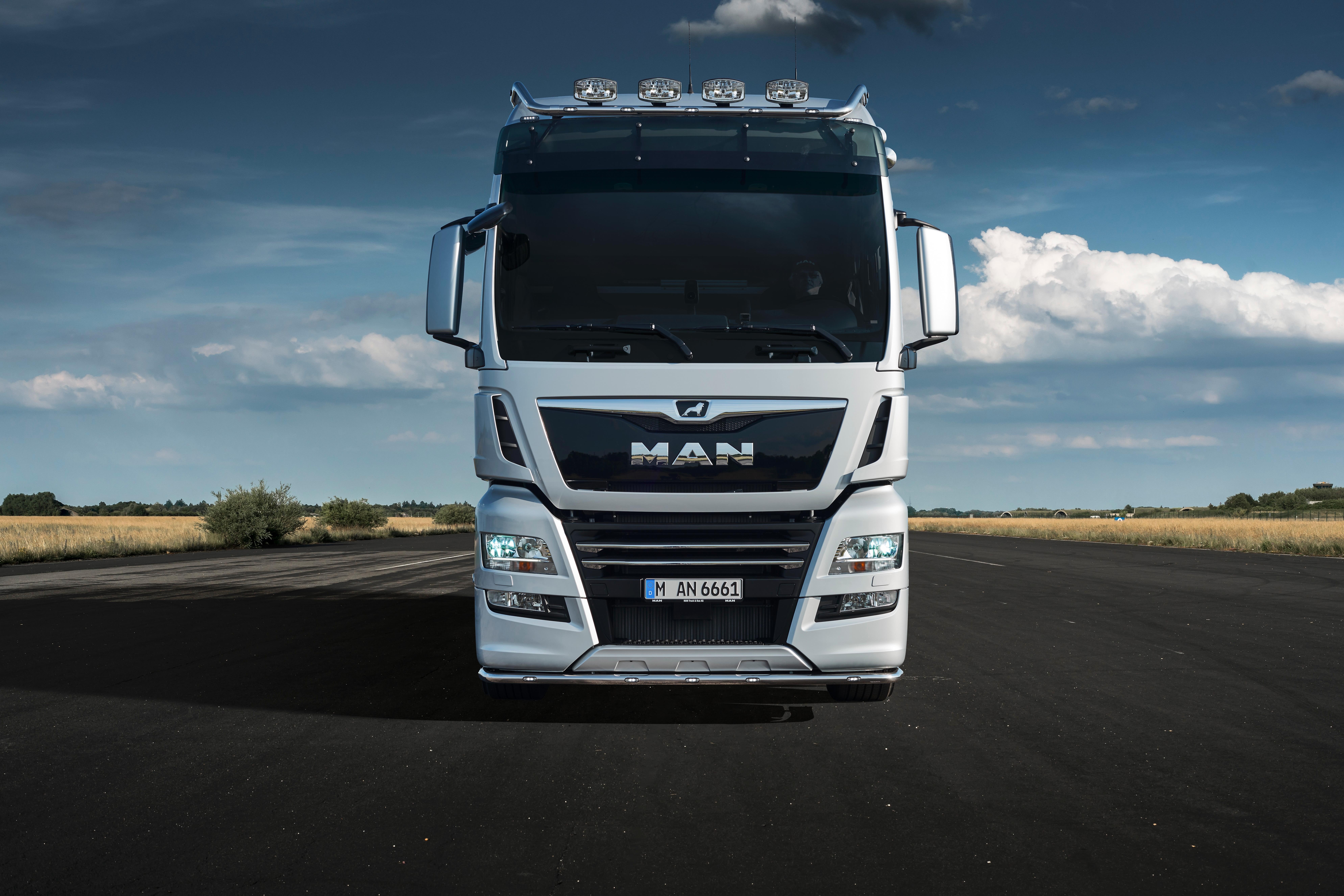 truck, big, trailer, tractor, vehicle, semi, transportation, 8K, rig, transport, HD Wallpaper