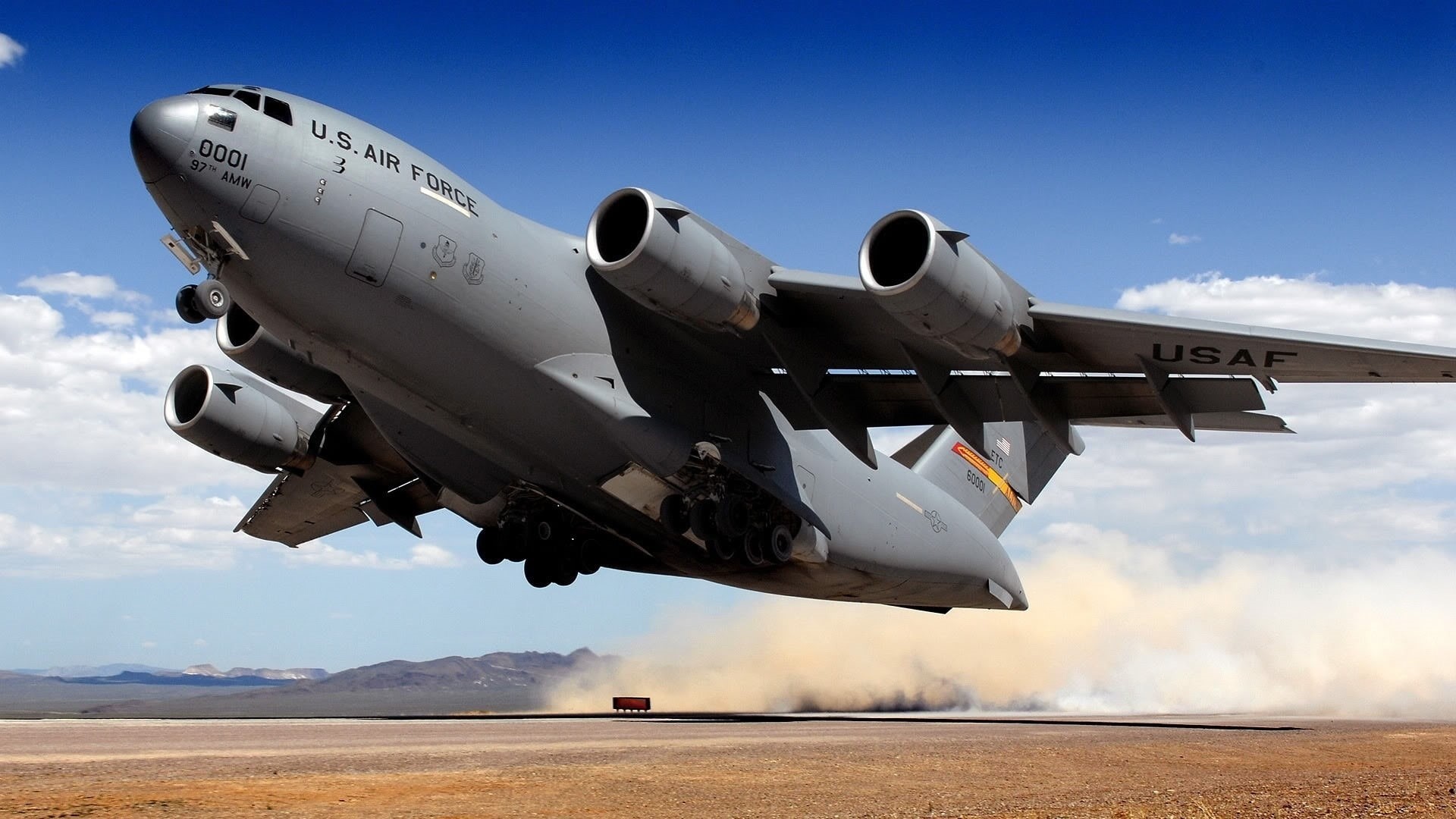 Military, Transport, Aircraft, 1080P, Takeoff, HD Wallpaper