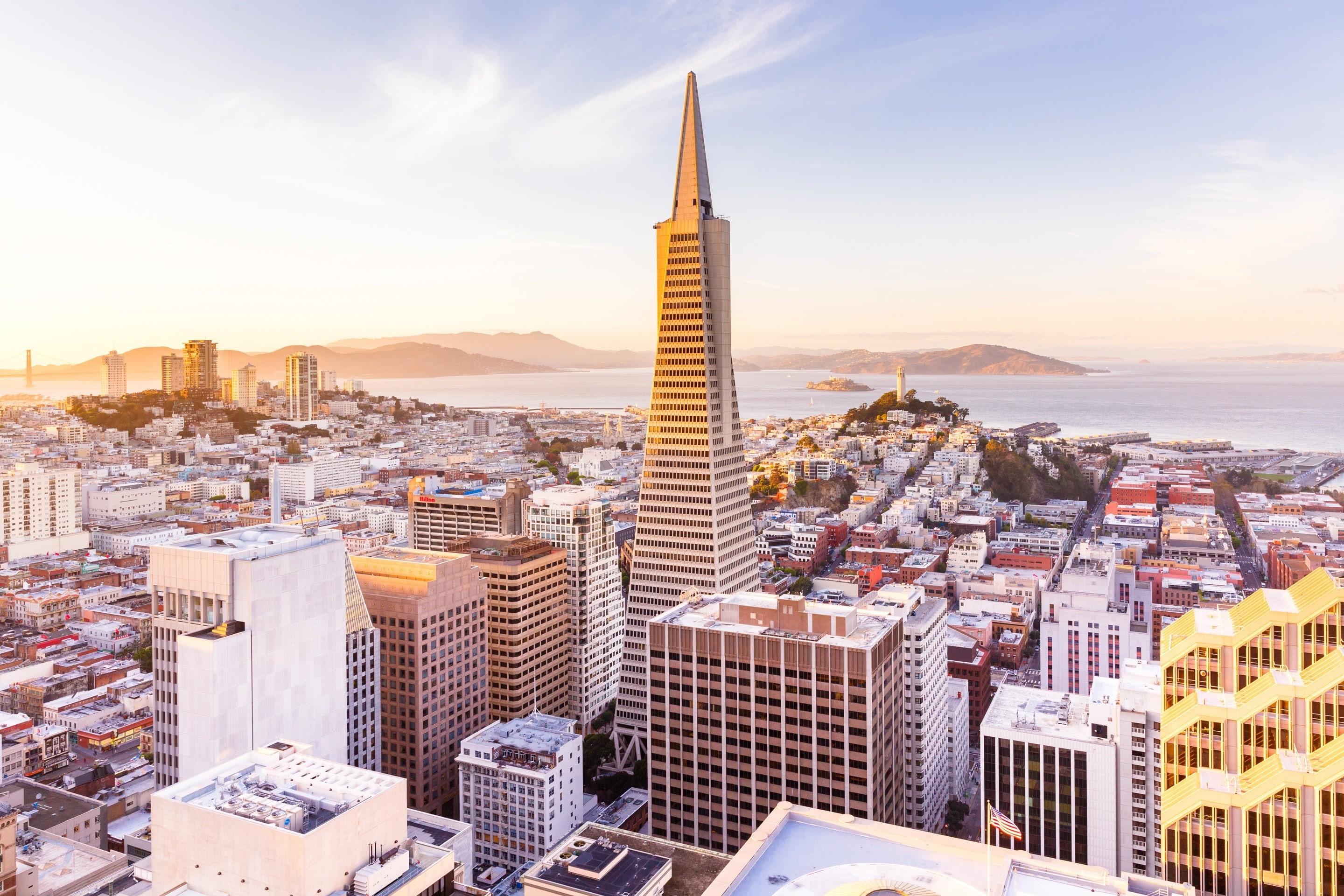 city, San Francisco, skyscraper, 2K, HD Wallpaper
