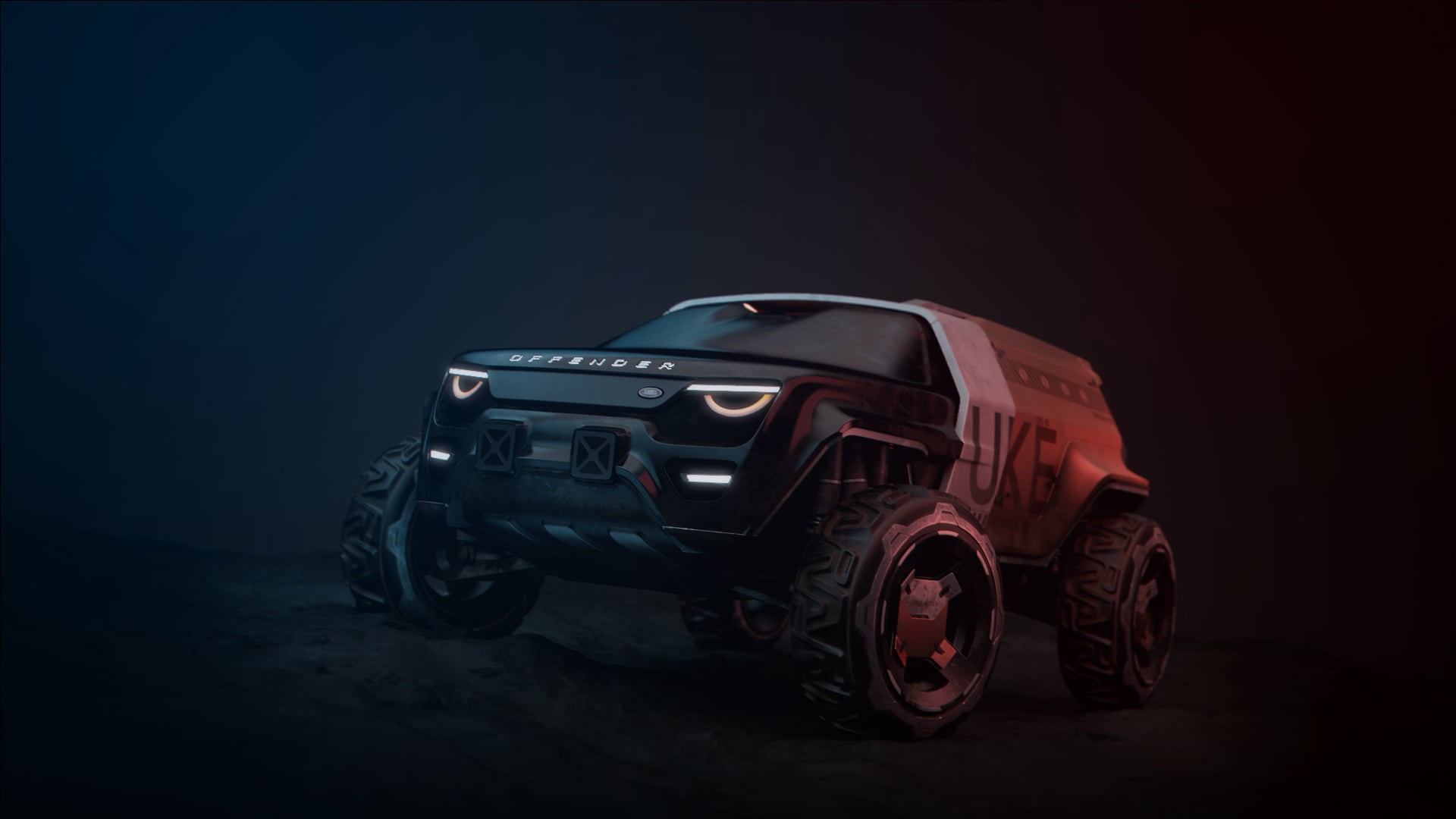 light - natural phenomenon, indoors, 1080P, wheel, red, motor vehicle, travel, vehicle, car, mode of transportation, studio shot, artwork, truck, transportation, HD Wallpaper