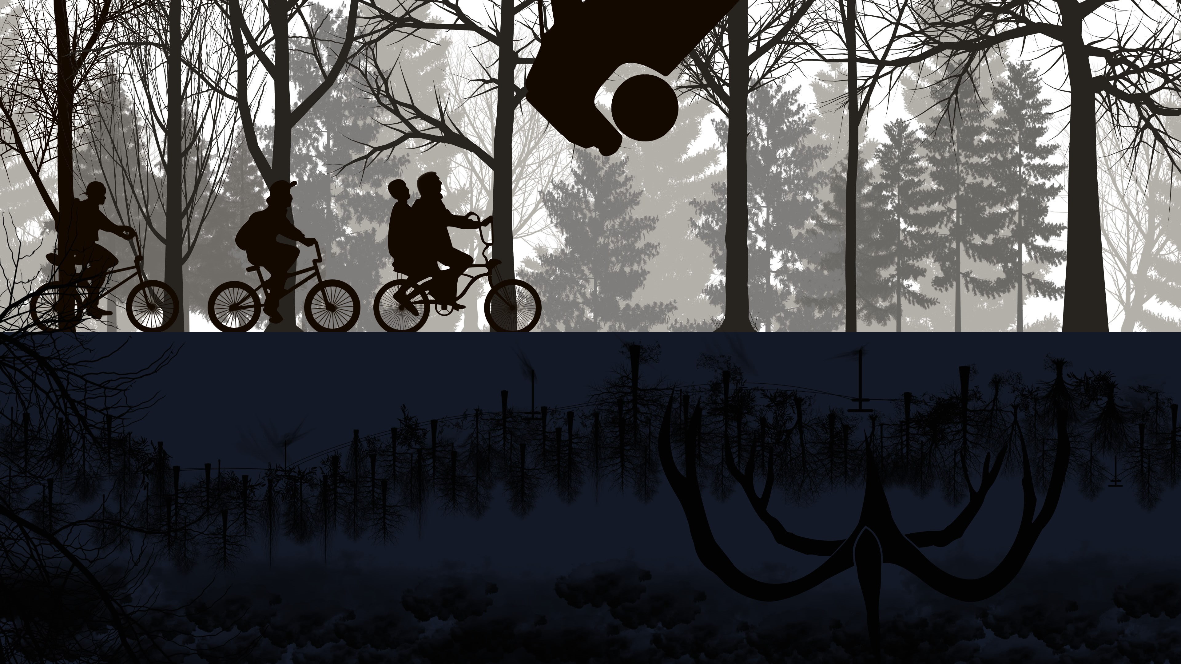 bicycle, 4K, Netflix, Stranger Things, TV, 4K, HD Wallpaper