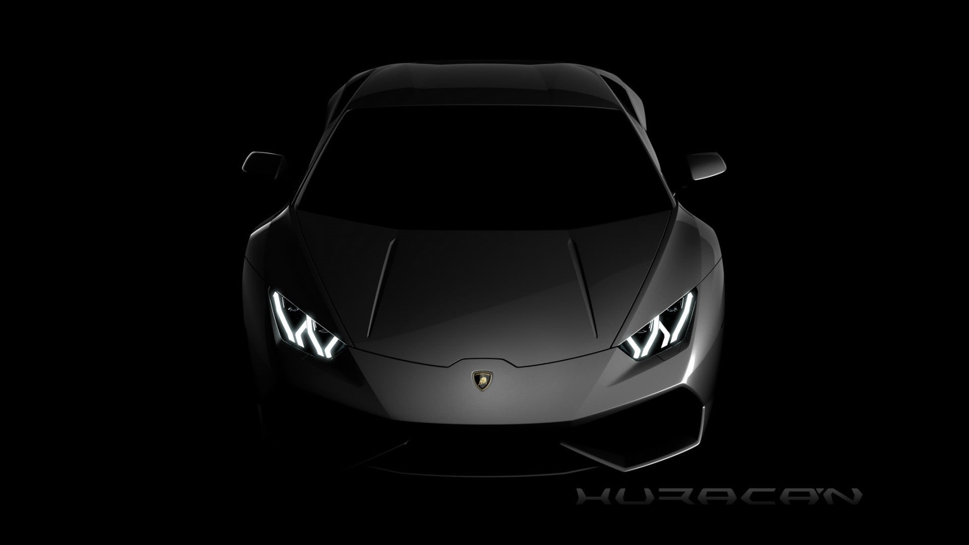 reflection, huraca, wealth, Lamborghini Huracan LP 610-4, cut out, design, single object, Lamborghini, no people, black background, 1080P, white, luxury, HD Wallpaper
