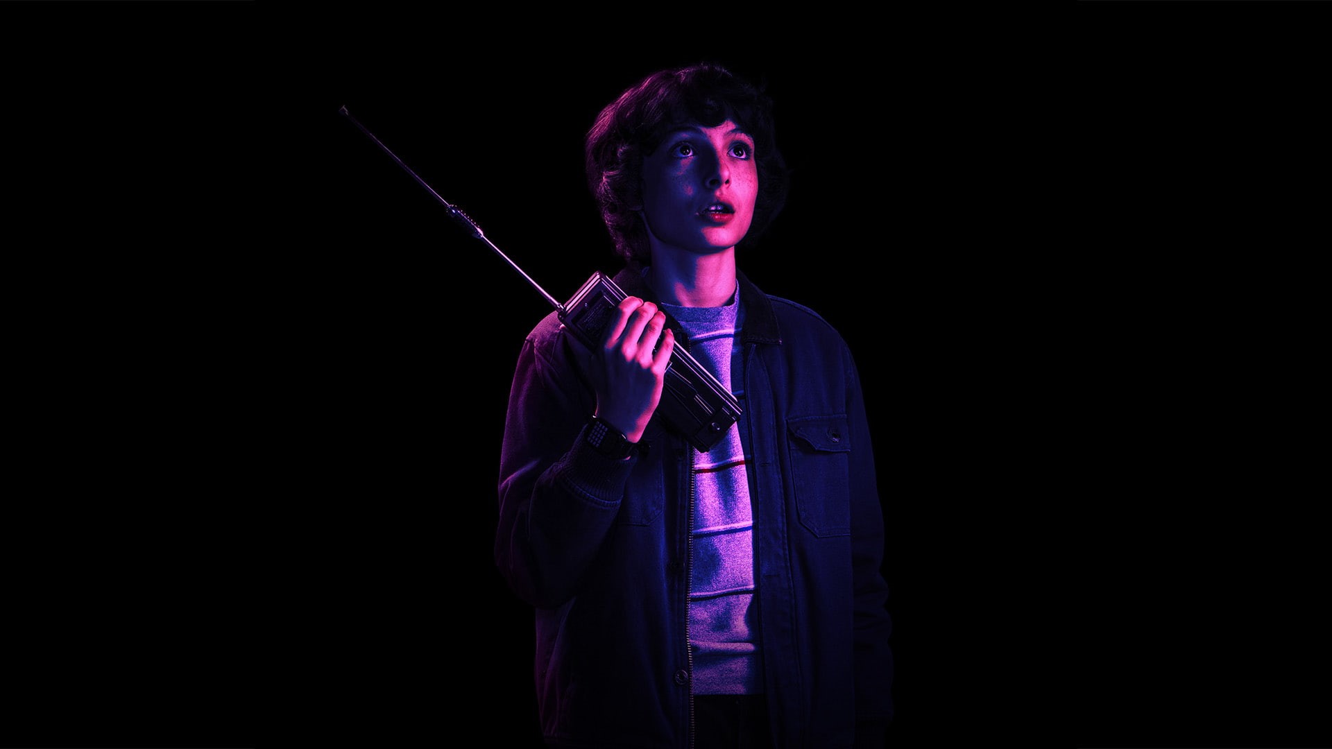 finn, things, music, adult, lifestyles, performance, indoors, black background, stranger, arts culture and entertainment, young adult, purple, 1080P, copy space, HD Wallpaper