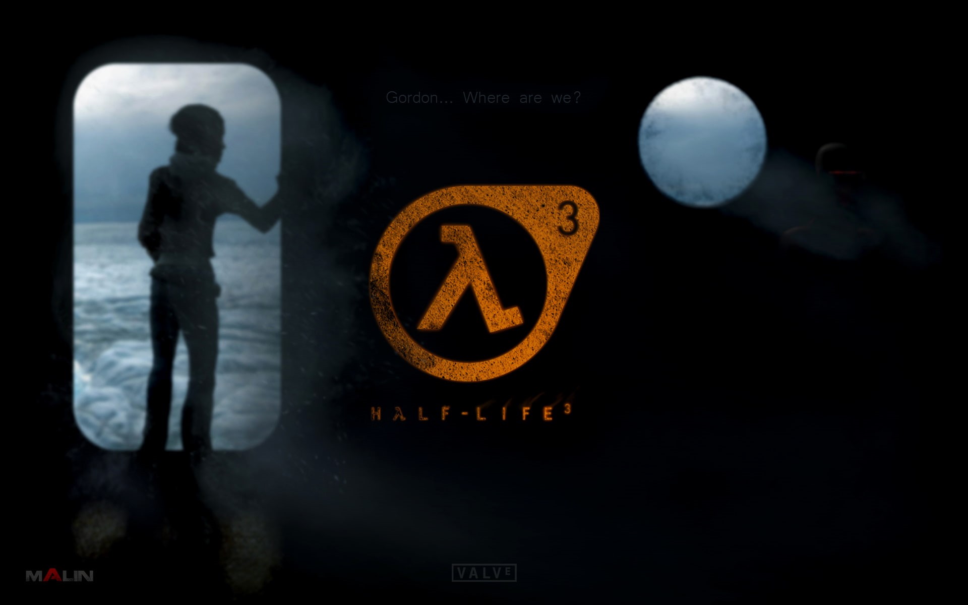 architecture, Half-Life, technology, night, representation, video games, communication, number, close-up, 1080P, male likeness, Half-Life 3, human representation, HD Wallpaper