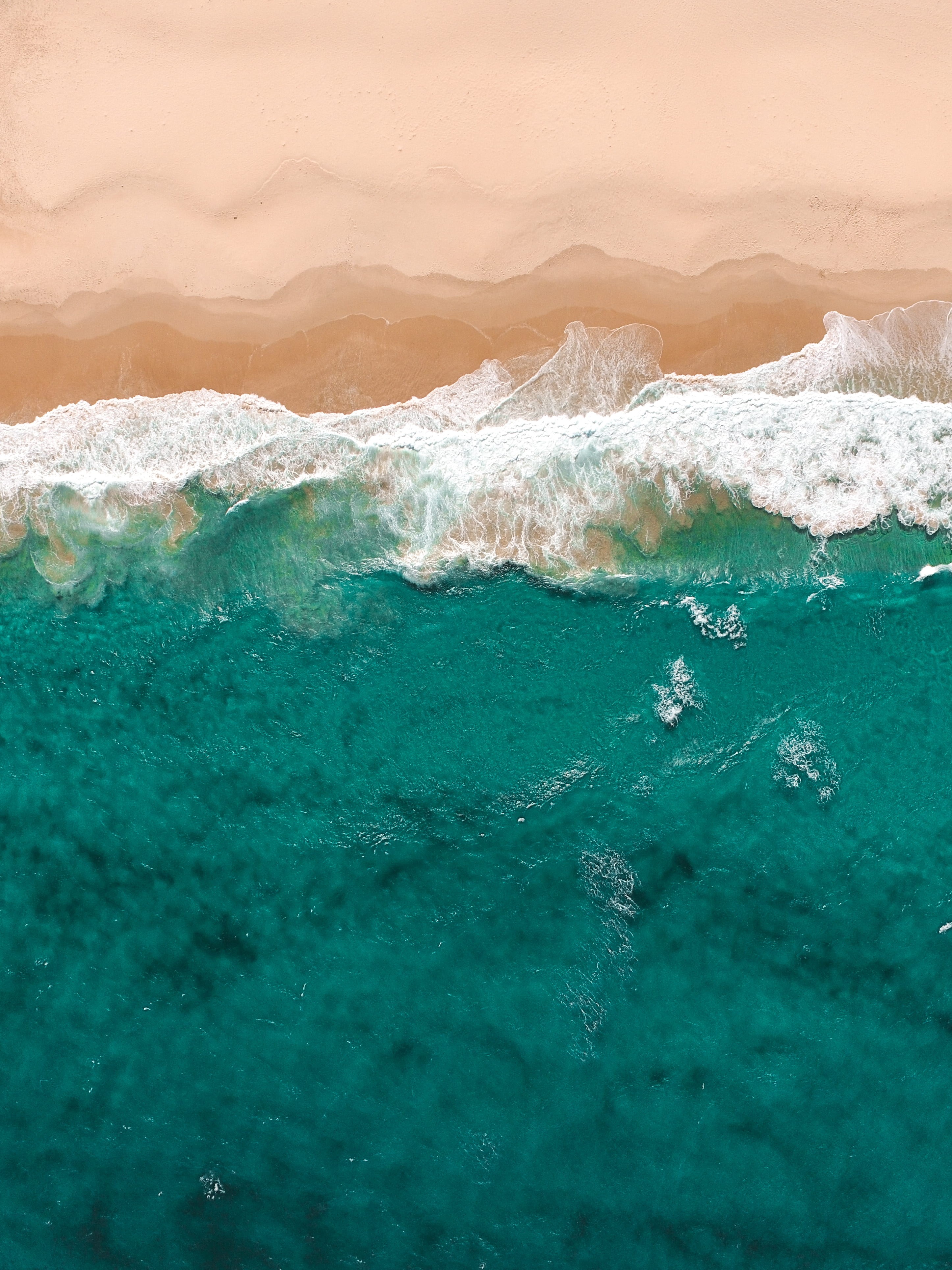 sand, seashore, coast, beauty in nature, no people, nature, environment, scenics - nature, outdoors, power in nature, tranquil scene, sea, motion, landscape, Phone HD Wallpaper