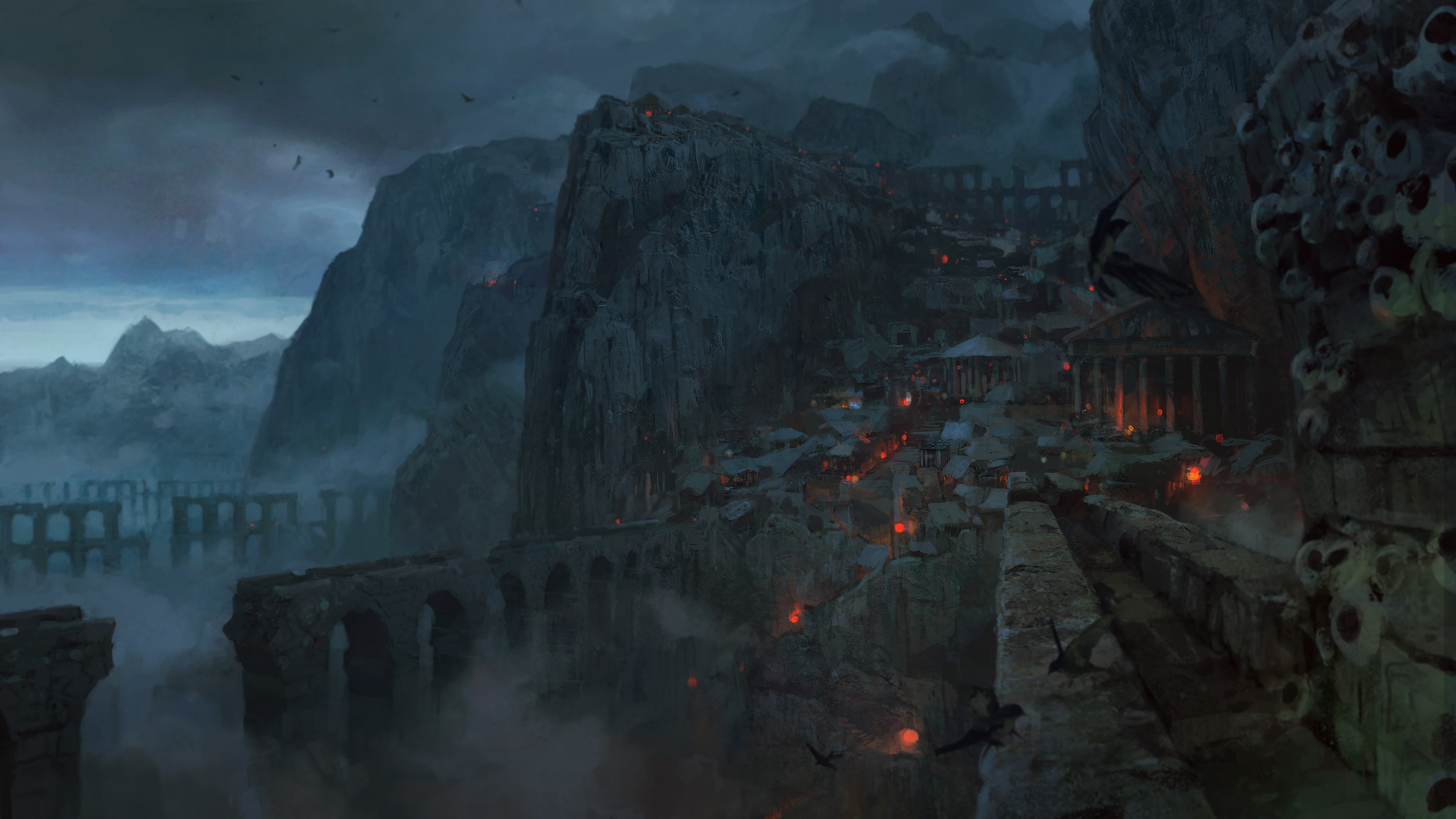 4K, digital art, video games, Path of Exile, mist, HD Wallpaper