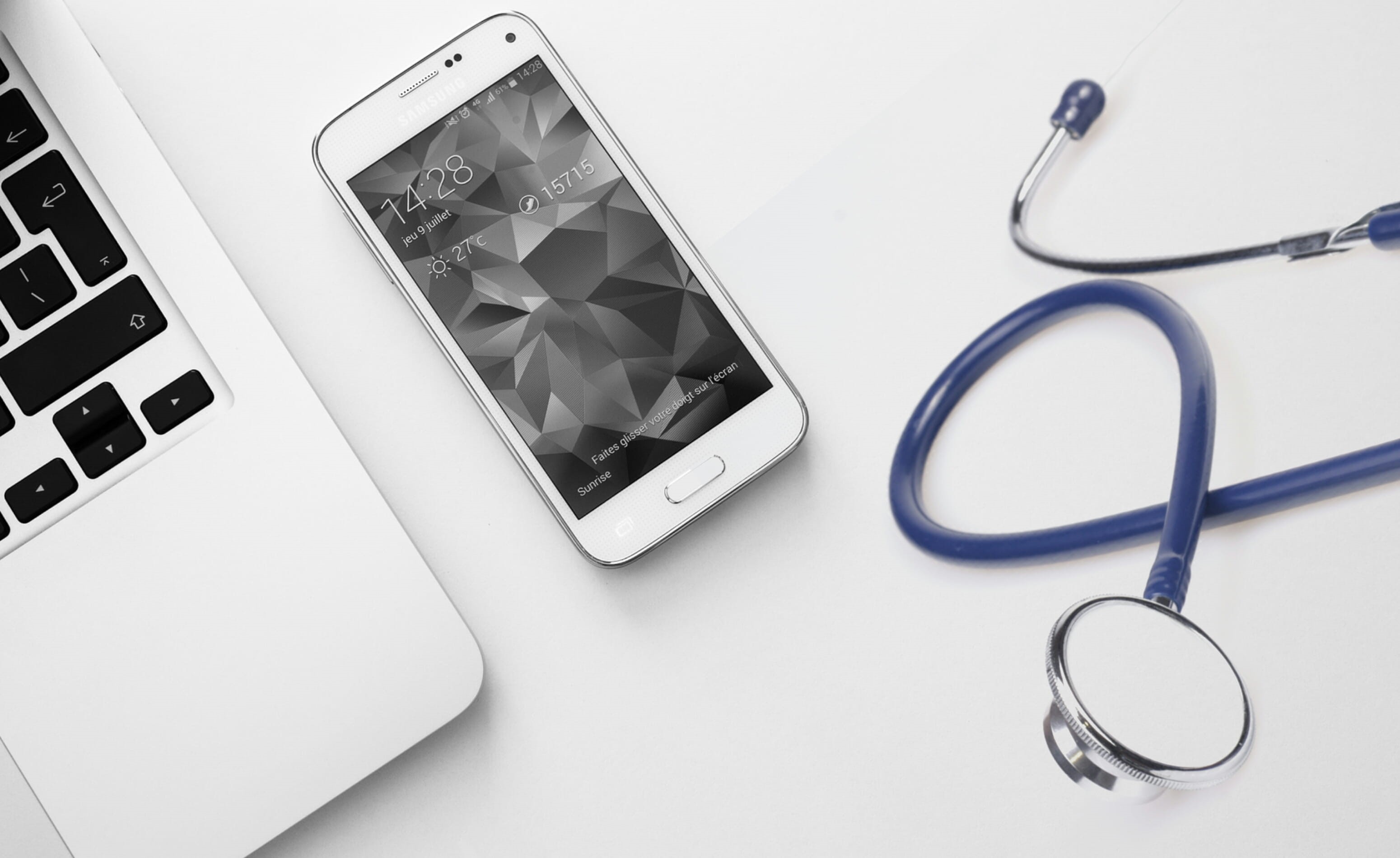 hospital, phone, white background, close-up, no people, diagnosis, medical instrument, finance, checkup, doctor, healthcare and medicine, concept, clinical, HD Wallpaper