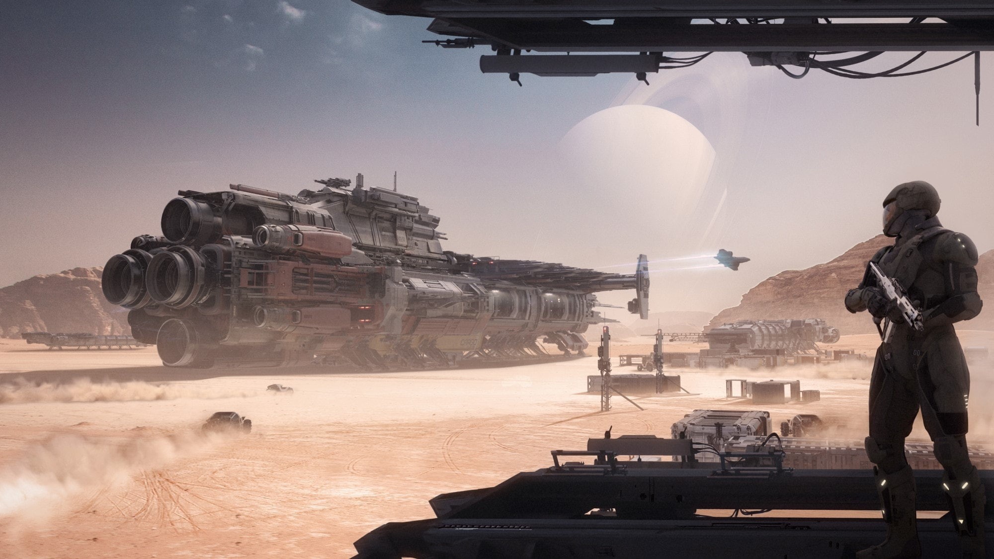 video games, space, spaceship, Kraken (Star Citizen), 1080P, science fiction, Star Citizen, HD Wallpaper