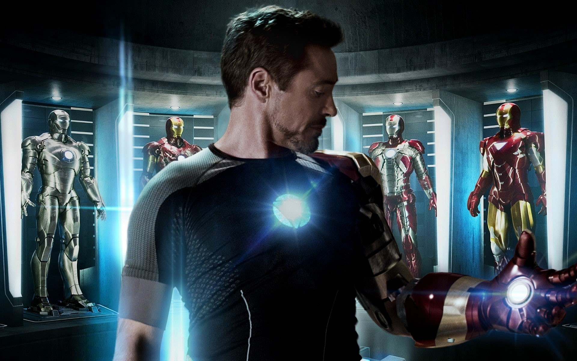 Tony Stark, Robert Downey Jr., The Avengers, 1080P, Iron Man, Iron Man 3, HD Wallpaper
