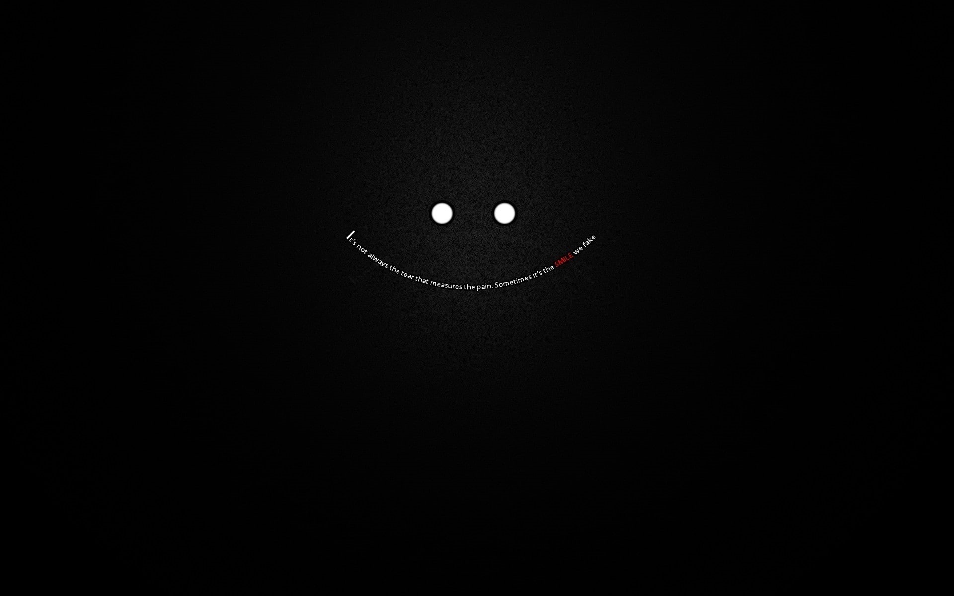 smiling, quote, 1080P, sad, HD Wallpaper