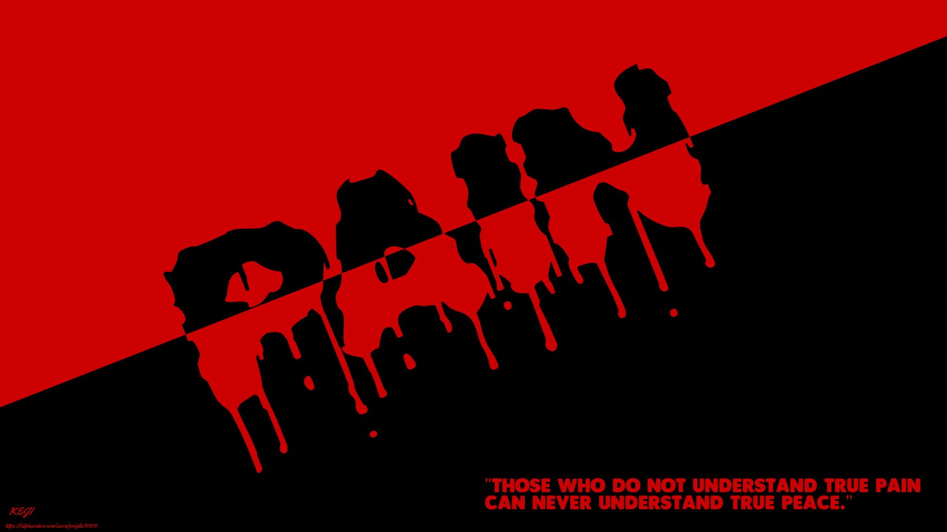Pain (Naruto), Naruto, Anime, 1080P, Text, Quote, HD Wallpaper