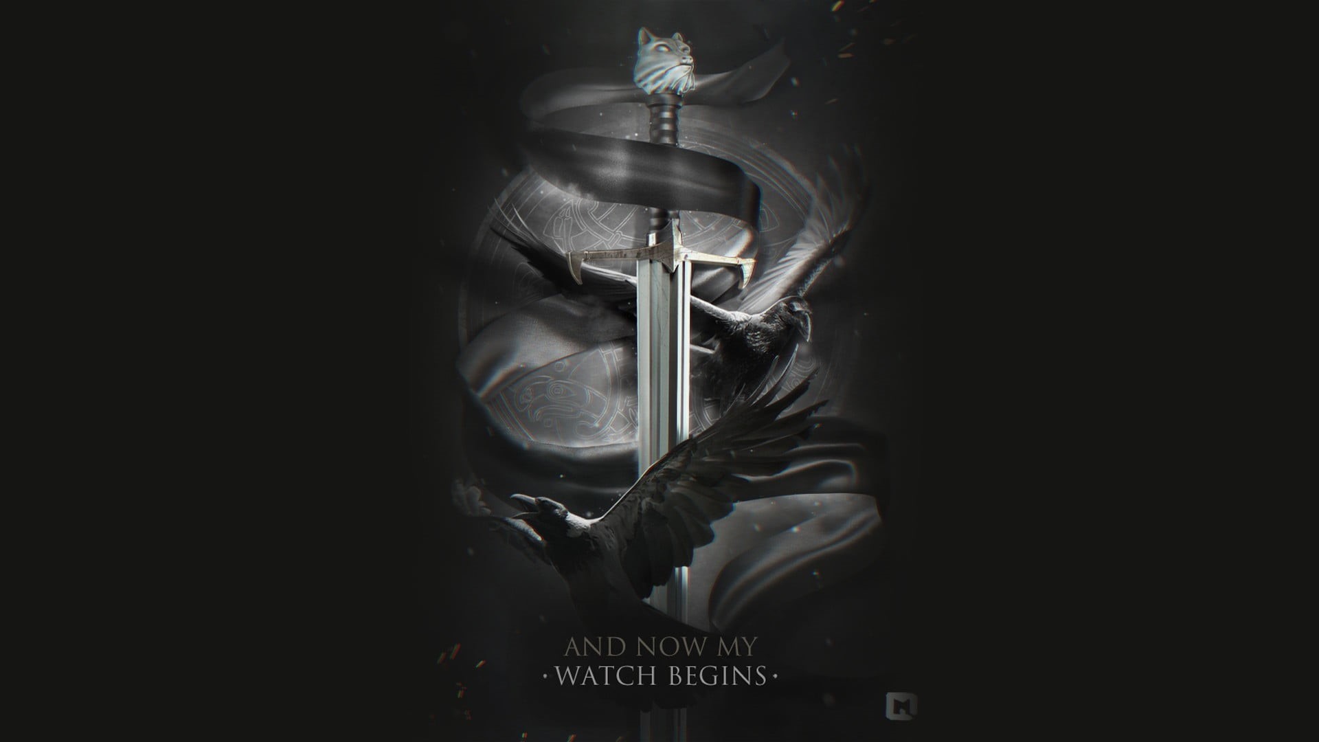 Game of Thrones, animals, holding, dark, lifestyles, obscured face, begins, finger, studio shot, unrecognizable person, now, copy space, one person, portrait, HD Wallpaper