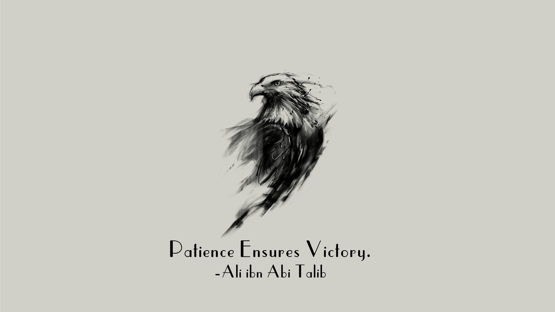 motivational, 1080P, eagle, Islam, Imam, Ali Ibn Abi Talib, quote, HD Wallpaper