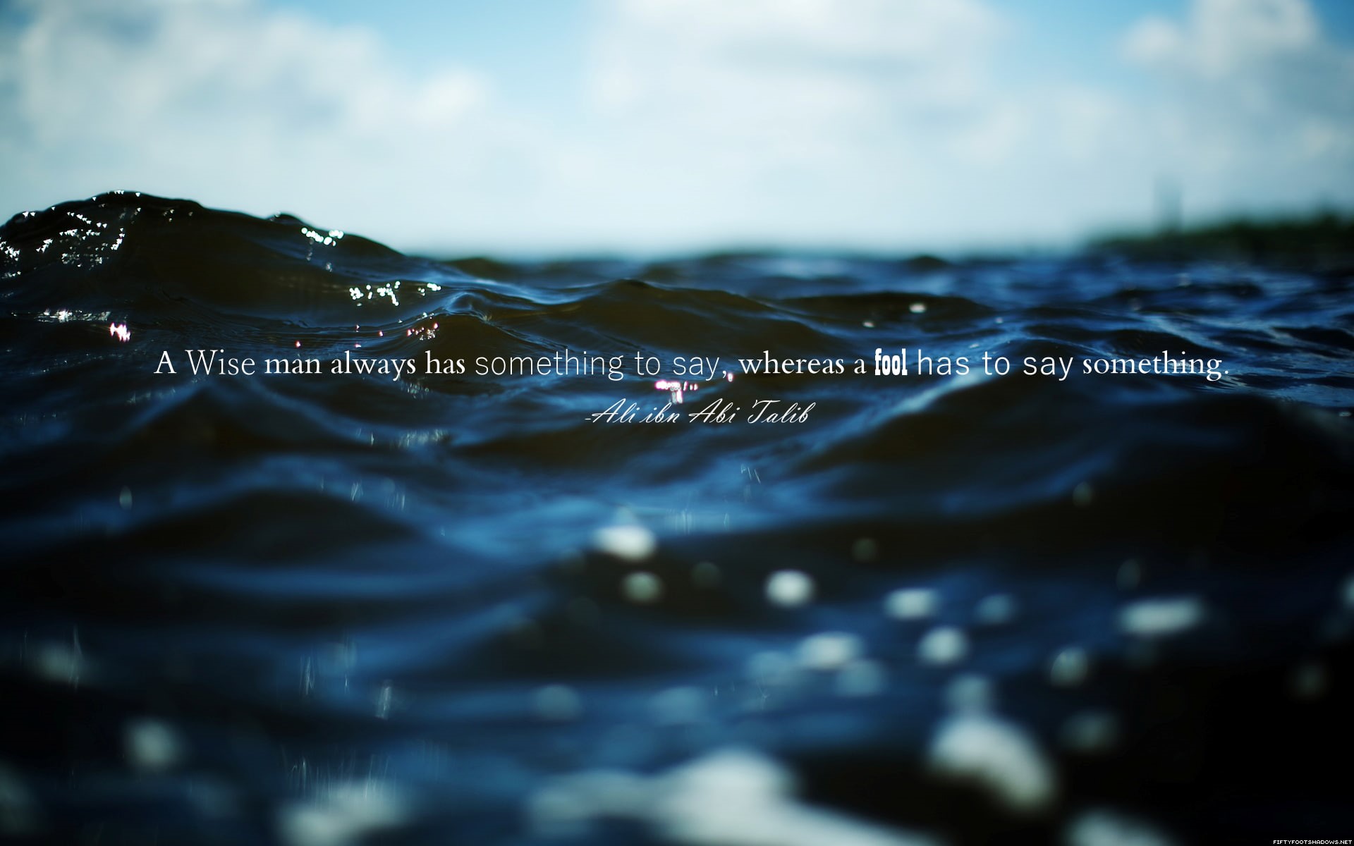 water, Ali ibn Abi Talib, Imam, Islam, 1080P, nature, quote, sea, sky, HD Wallpaper