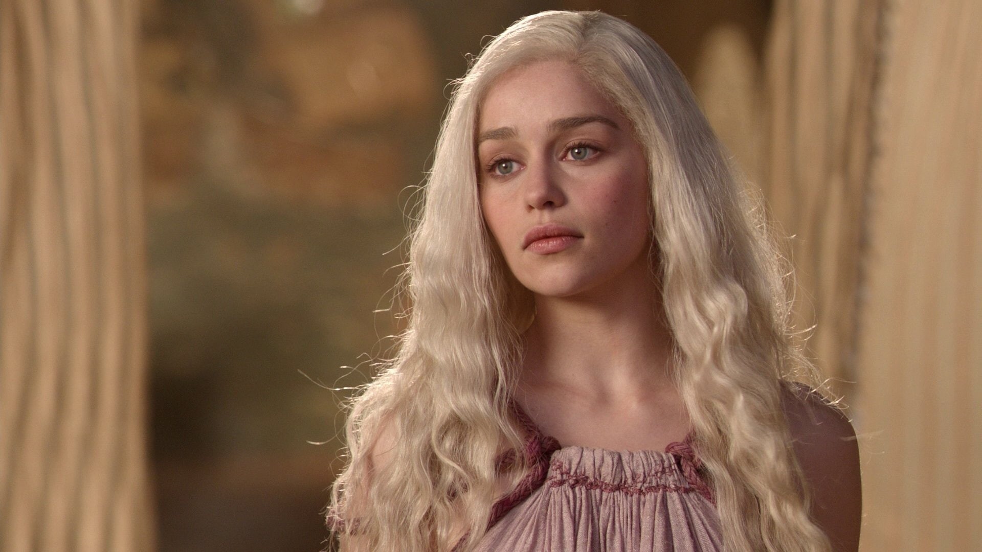 beautiful woman, long hair, one person, teenager, young women, women, serious, beautiful people, 1080P, TV Show, Game Of Thrones, beauty, adult, hair, HD Wallpaper