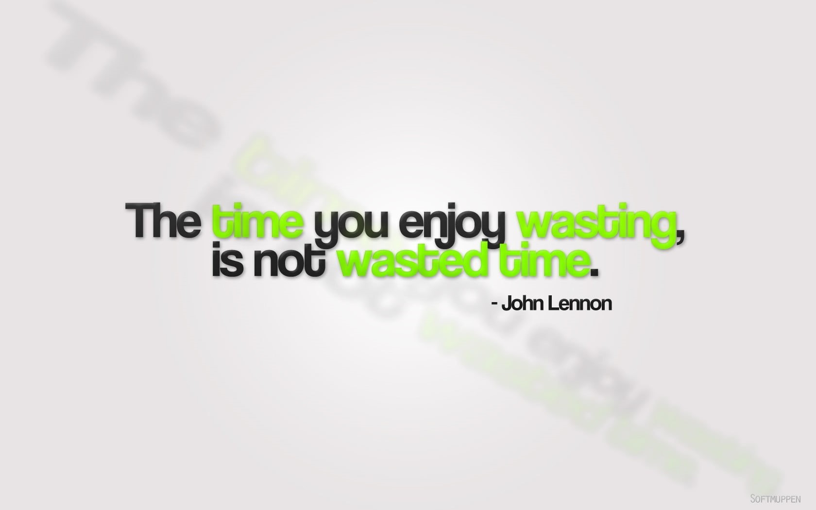 lennon, wasting, john, time, wasted, enjoy, quote, inspirational, 720P, HD Wallpaper