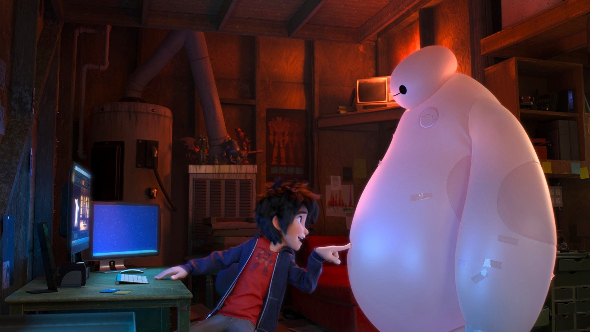 Baymax, 1080P, Big Hero 6, Movie, HD Wallpaper
