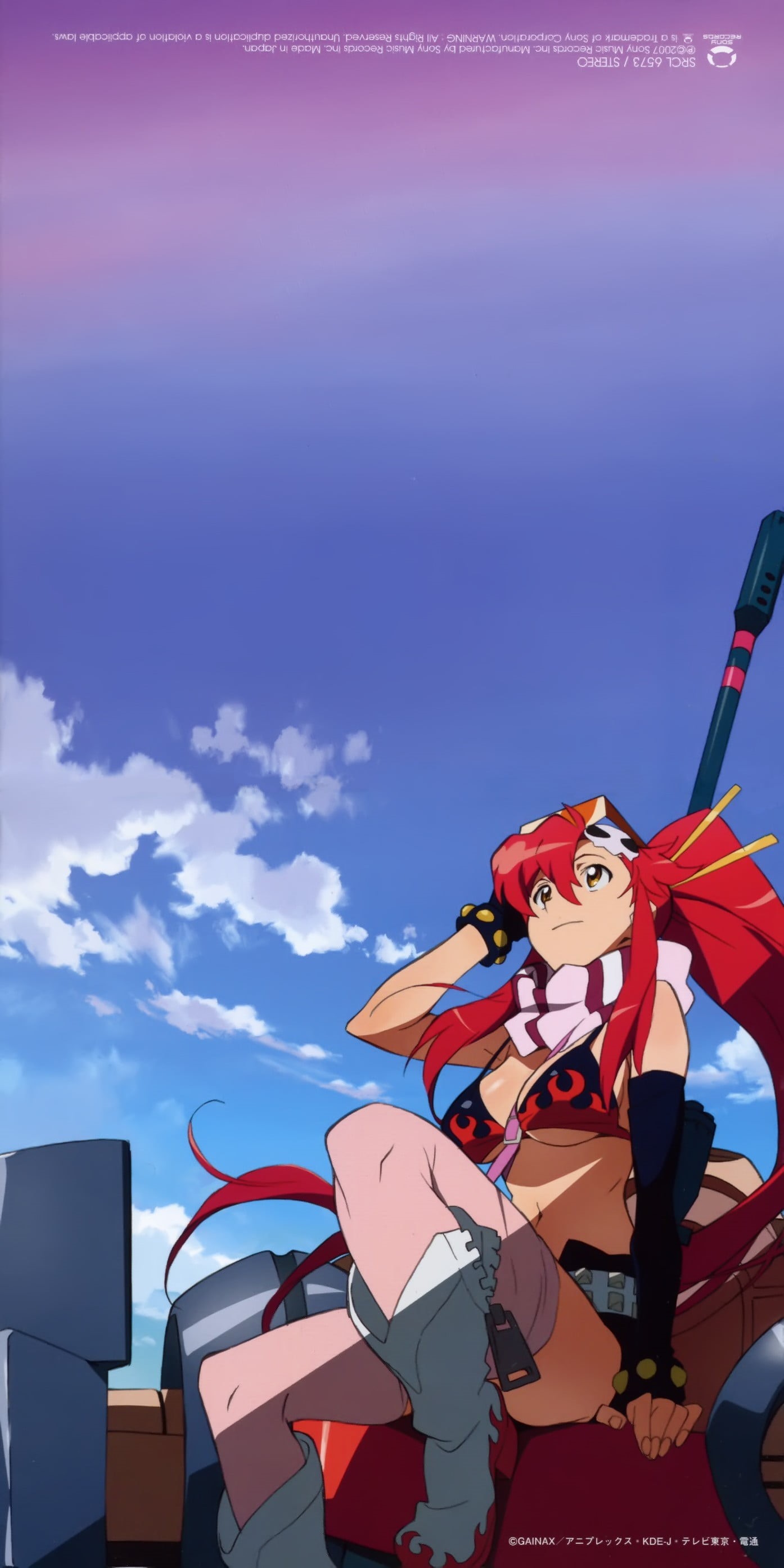 full length, sport, multi colored, haired, red, outdoors, anime, cloud - sky, emotion, architecture, adult, female, day, flag, celebration, event, Phone HD Wallpaper