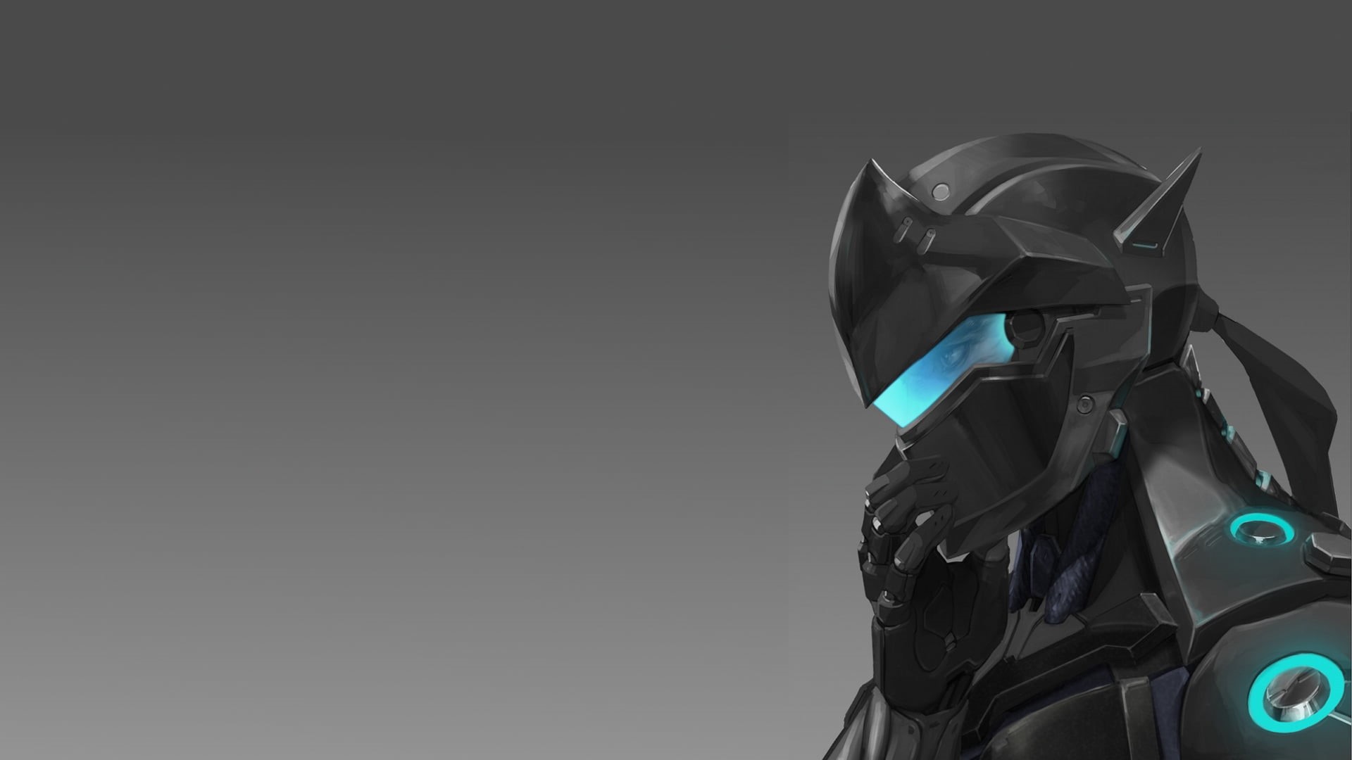 corded, protection, motorcycle, men, nature, transportation, clear sky, Overwatch, video games, headwear, 1080P, black, helmet, day, security, activity, HD Wallpaper