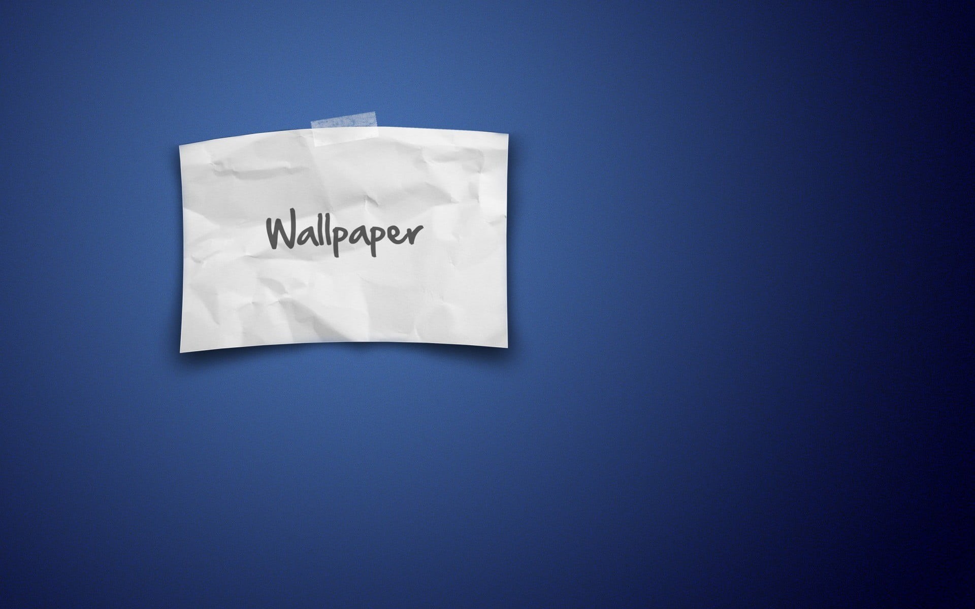 studio shot, crumpled paper, 1080P, handwriting, overlay, blue, text, minimalism, message, close-up, white color, paper, single object, copy space, HD Wallpaper