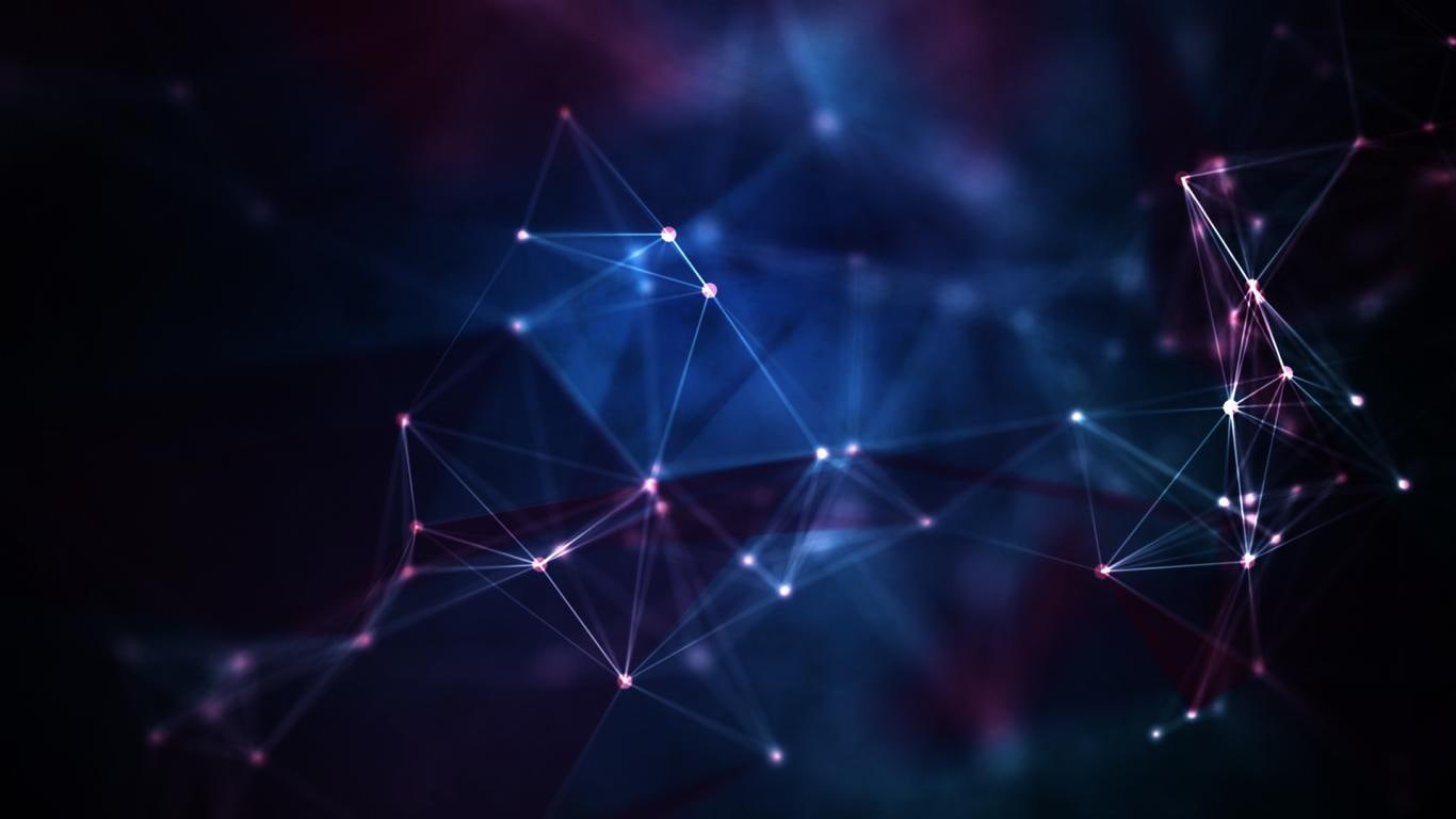 abstract, dark, space, geometry, 720P, space geometry, HD Wallpaper